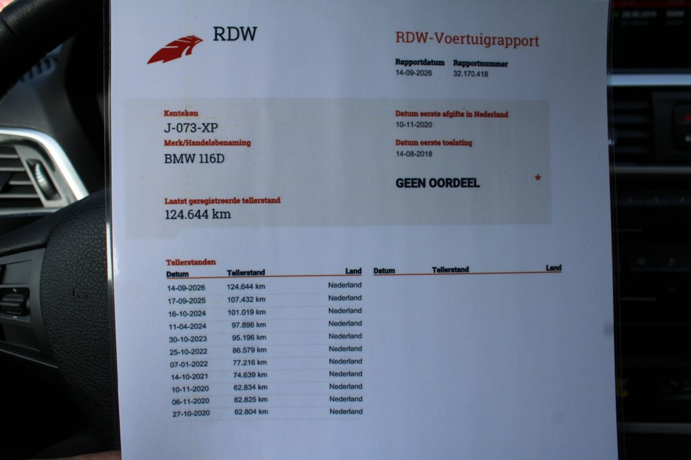 Foto van BMW 116d