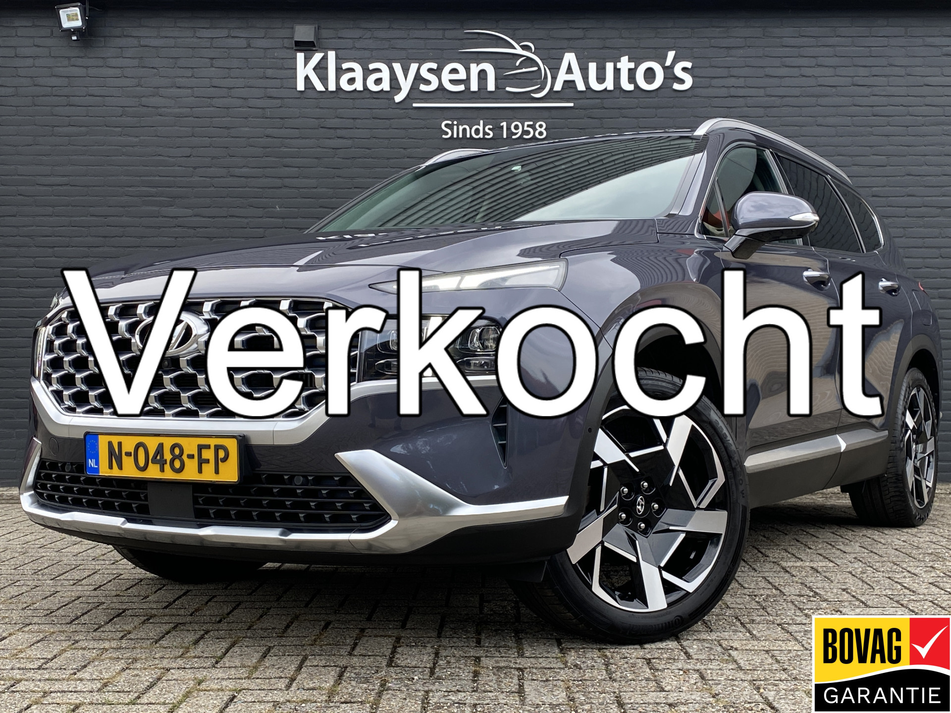 Hyundai Santa Fe 1.6 T-GDI HEV 230 pk Premium AUT. 2021 - voorkant