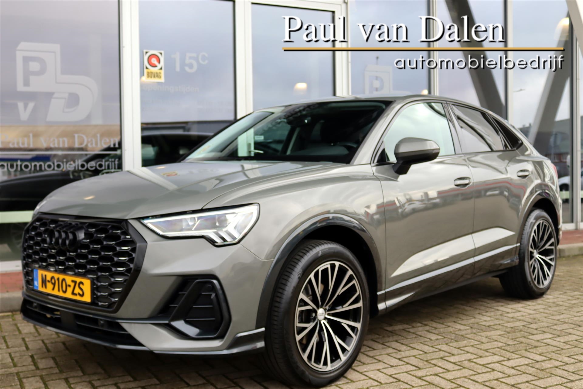 Audi Q3 Sportback 35TFSI 150PK MHEV AUTOMAAT PRO LINE SPORT Navi | Virtual Cockpit | Keyless | Camera | Clima | Sfeerverl.| Dodehoek | Cruise | 19 Inch Lm | 2020 - voorkant