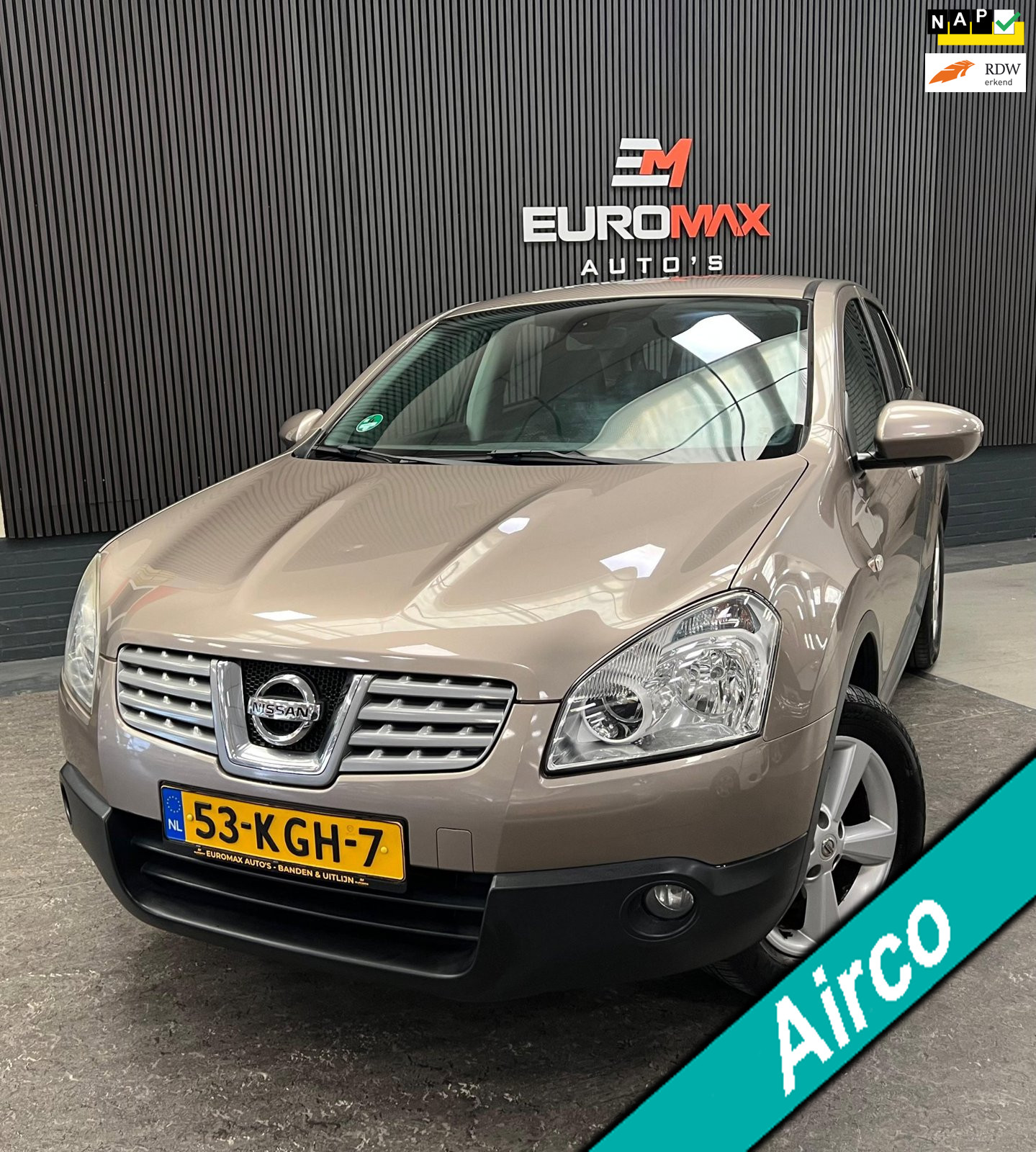 Nissan Nissan Qashqai 1.6 Acenta NAP - Airco - Cruise - Trekhaak 2009 - voorkant