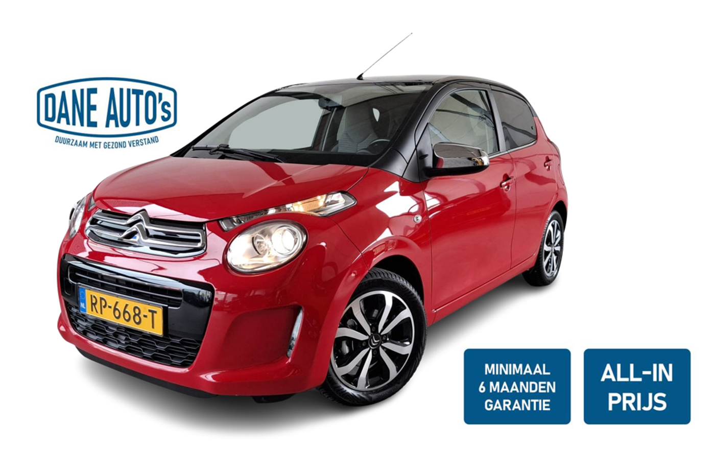 Citroen C1 1.0 VTi Shine | AUTOMAAT - RIJKLAARPRIJS 2018 - voorkant
