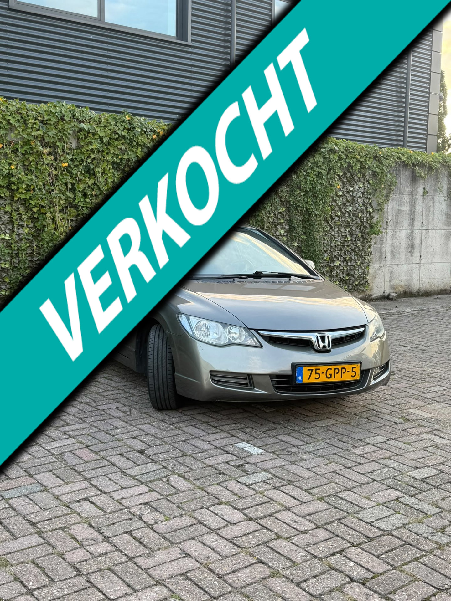 Honda Civic 4dr Hybrid 1.3 Hybrid 2008 - voorkant