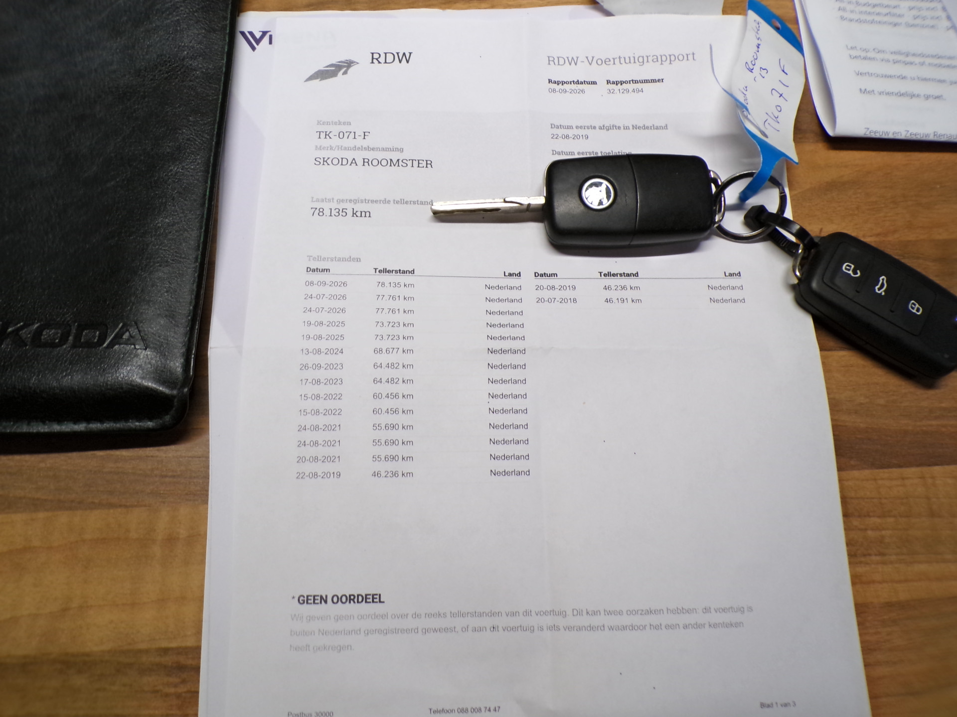 Foto van Skoda Roomster