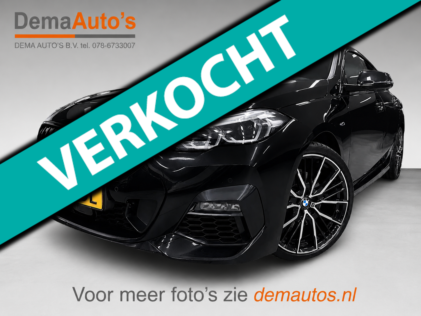 BMW 218i 218i M-SPORT PANO/M-STOELEN/H-UP/LEDER/CAM/DAB/CARPLAY/// 2020 - voorkant