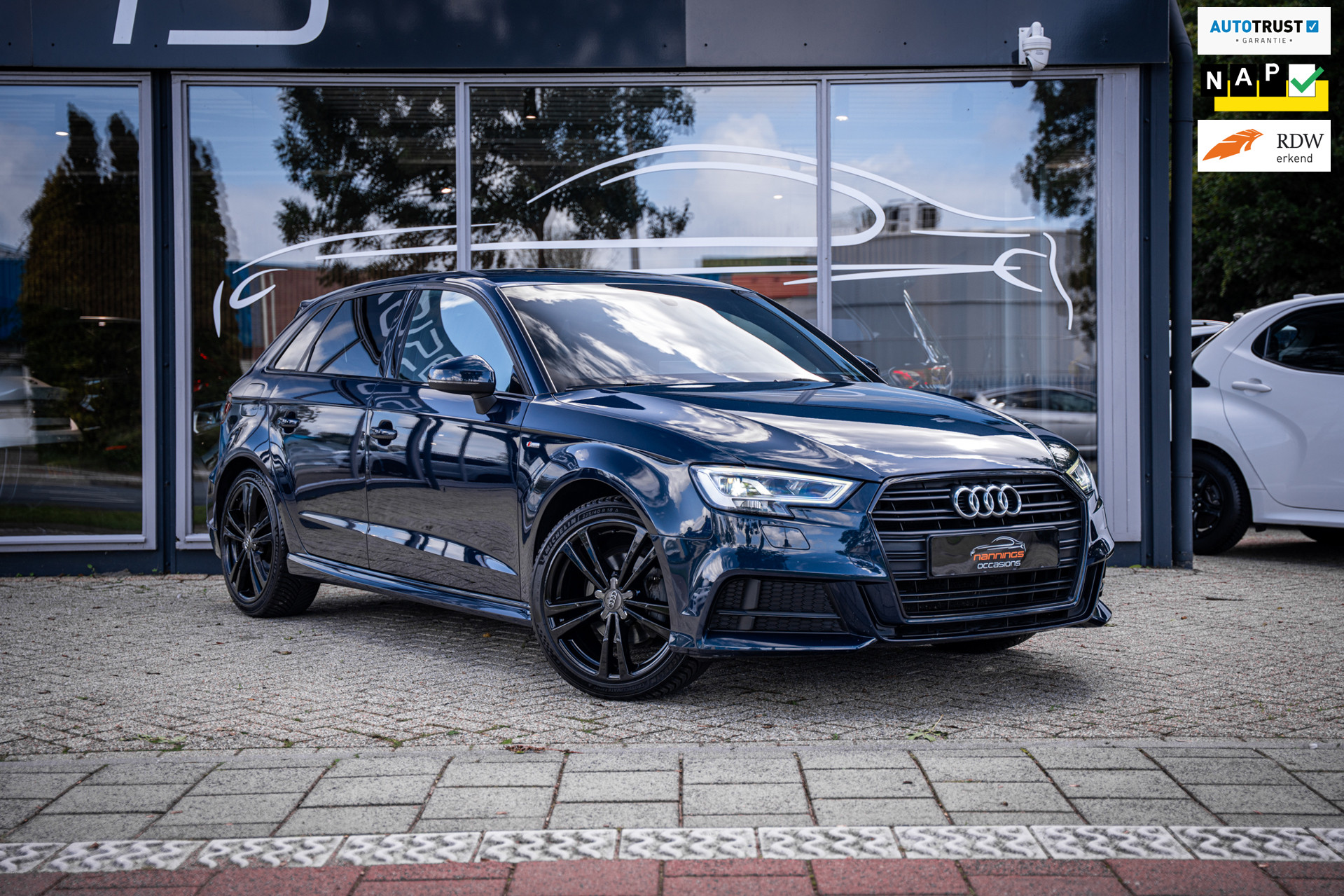 Audi A3 Sportback 35 TFSI CoD Advance Sport|3X S-Line|Dig Cockpit|Stoelverw|Carplay|LED|Climate| 2020 - voorkant