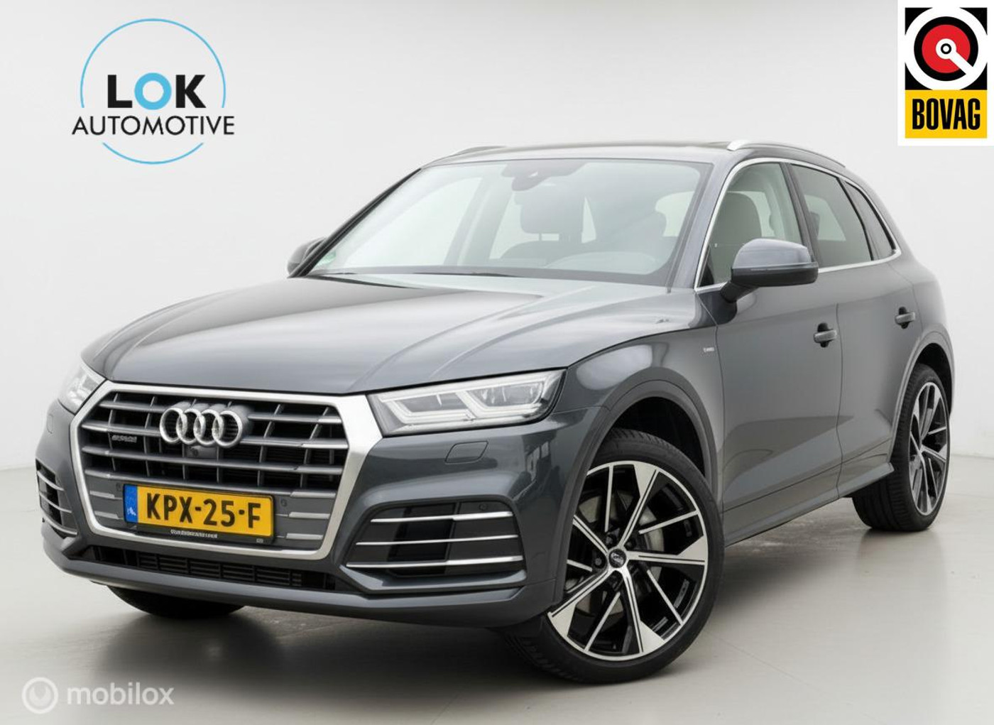 Audi Q5 50 TFSI e quattro S edition PANO|HUD|360CAM|STOELKOELING| 2020 - voorkant