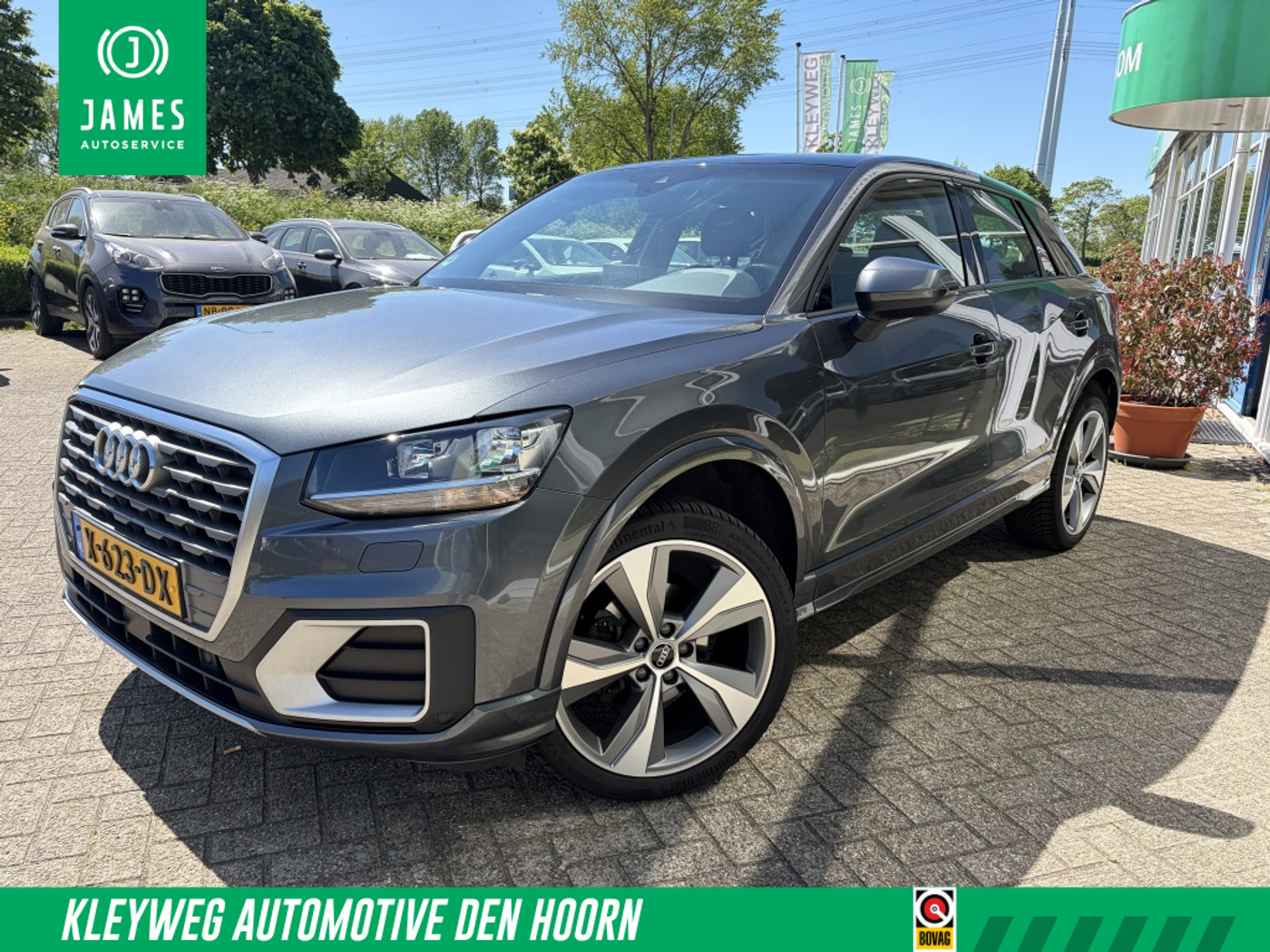 Audi Q2 35 TFSI CoD Des.PL+, 150pk Nav, Panodak, Leder, All season, 2019 - voorkant