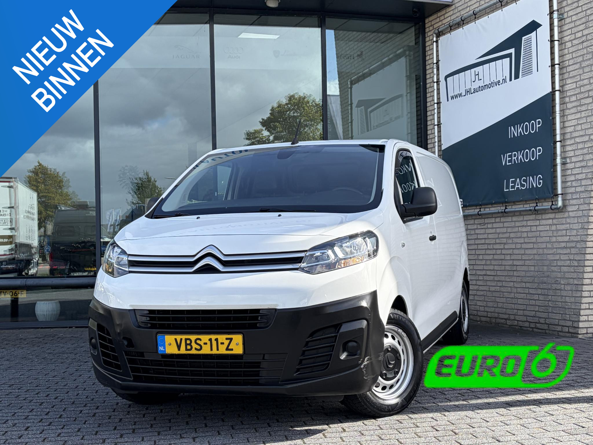 Citroen Jumpy 1.6 BlueHDI 95 M*HAAK*A/C*CRUISE*PDC*NAVI*3-PERS* 2019 - voorkant