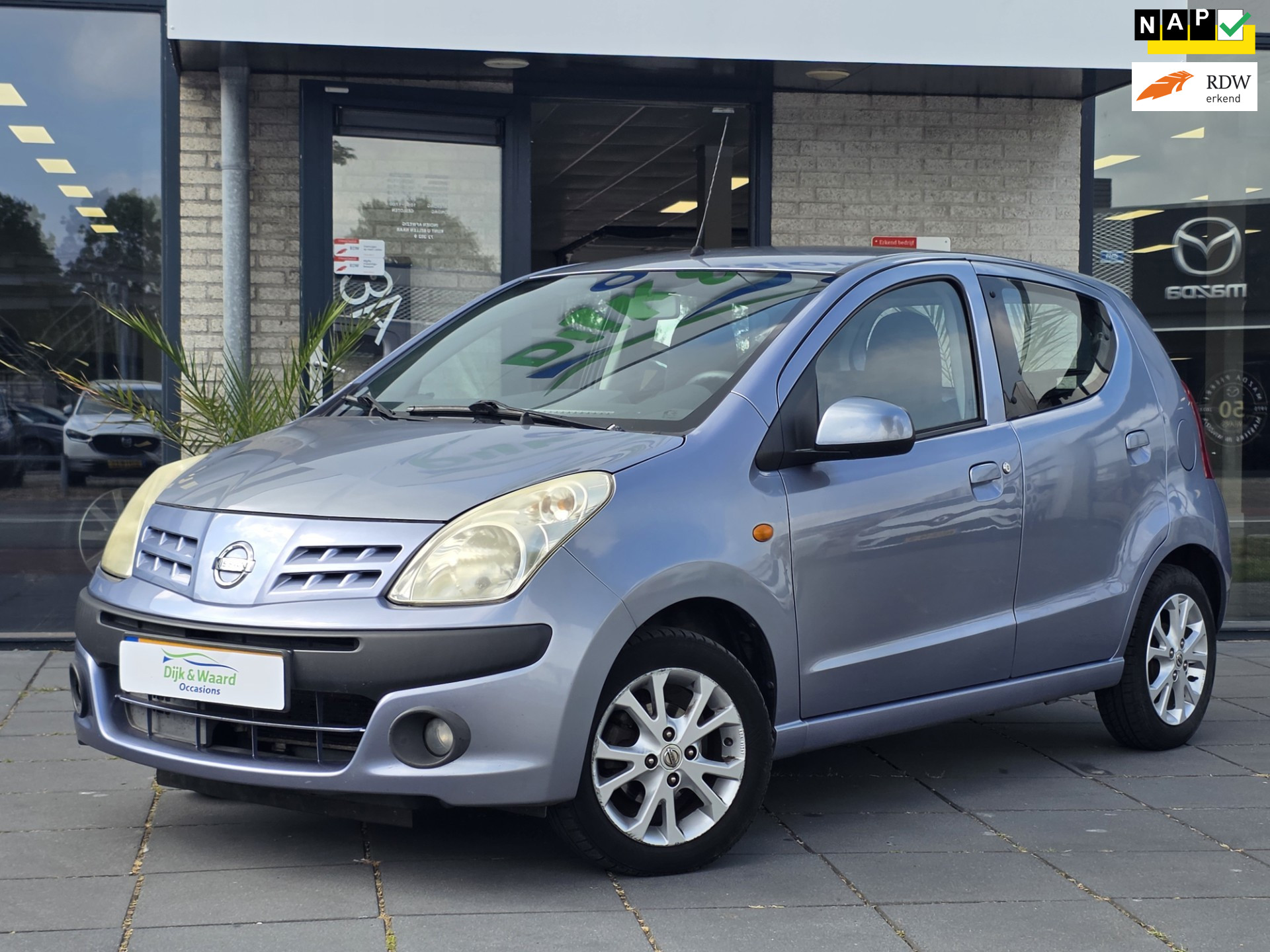 Nissan Nissan Pixo 1.0 Acenta – 70.934 km NAP – Airco – Nieuwe APK – Lichtmetalen velgen – 2011 - voorkant