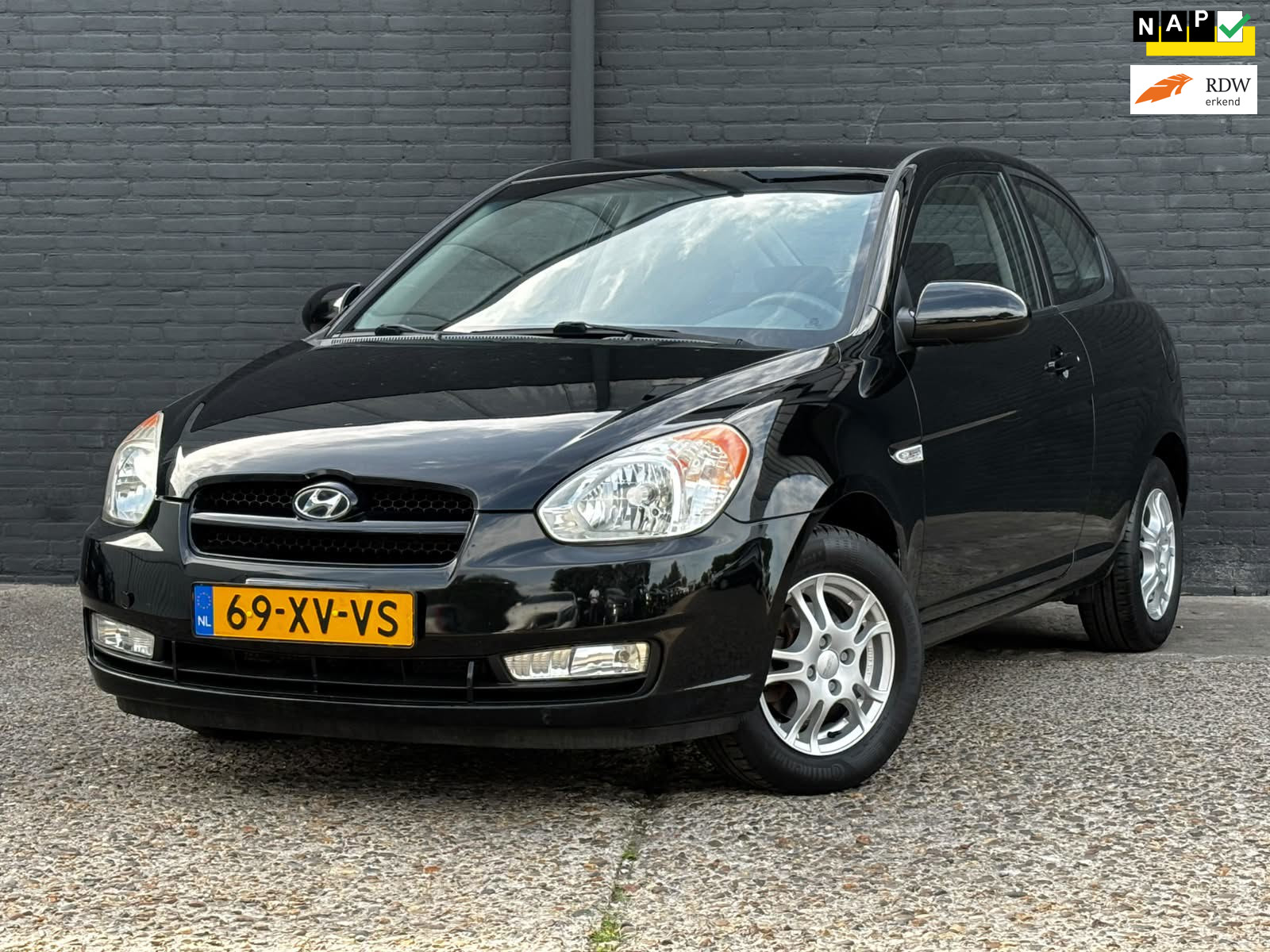 Hyundai Accent 1.4i Dynamic AIRCO|162712KM|ELEK RAMEN|NWE APK 2007 - voorkant
