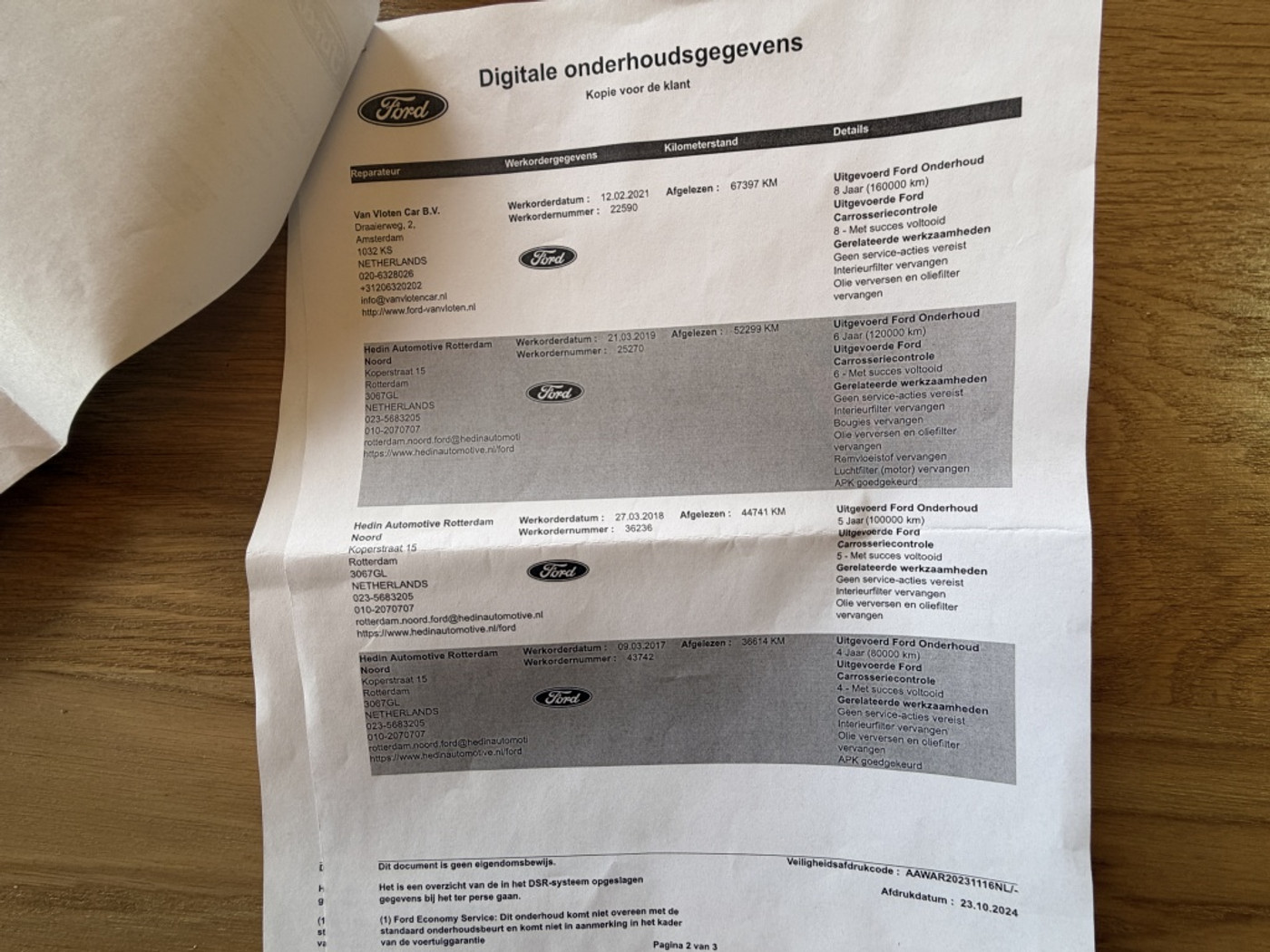 Foto van Ford B-max
