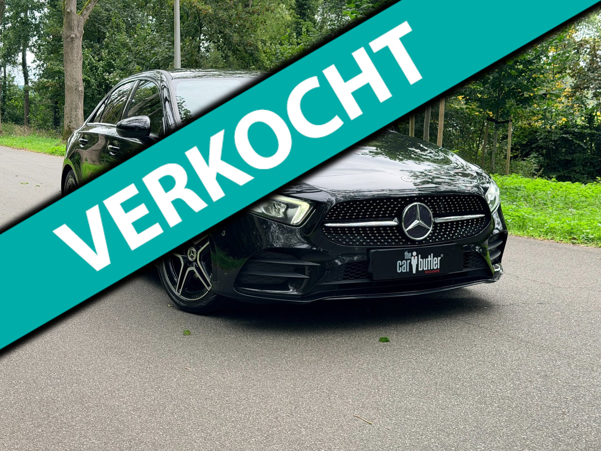 Mercedes-Benz A 200 200 | AMG Line | Business Solution | NL auto | Pano | Night | Sfeer | MBUX | Camera | Carplay | Wide Screen | Stoelverw 2019 - voorkant
