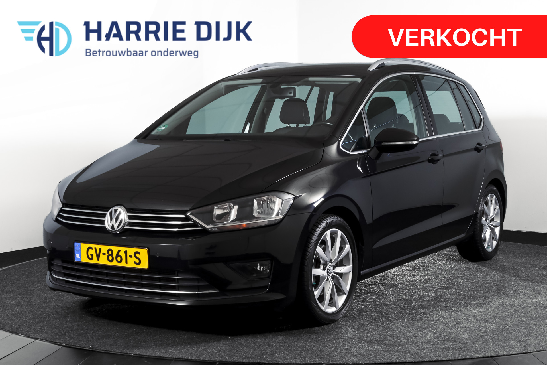 Volkswagen Golf Sportsvan 1.4 TSI 150 PK Highline - Automaat Orig. NL 2015 - voorkant