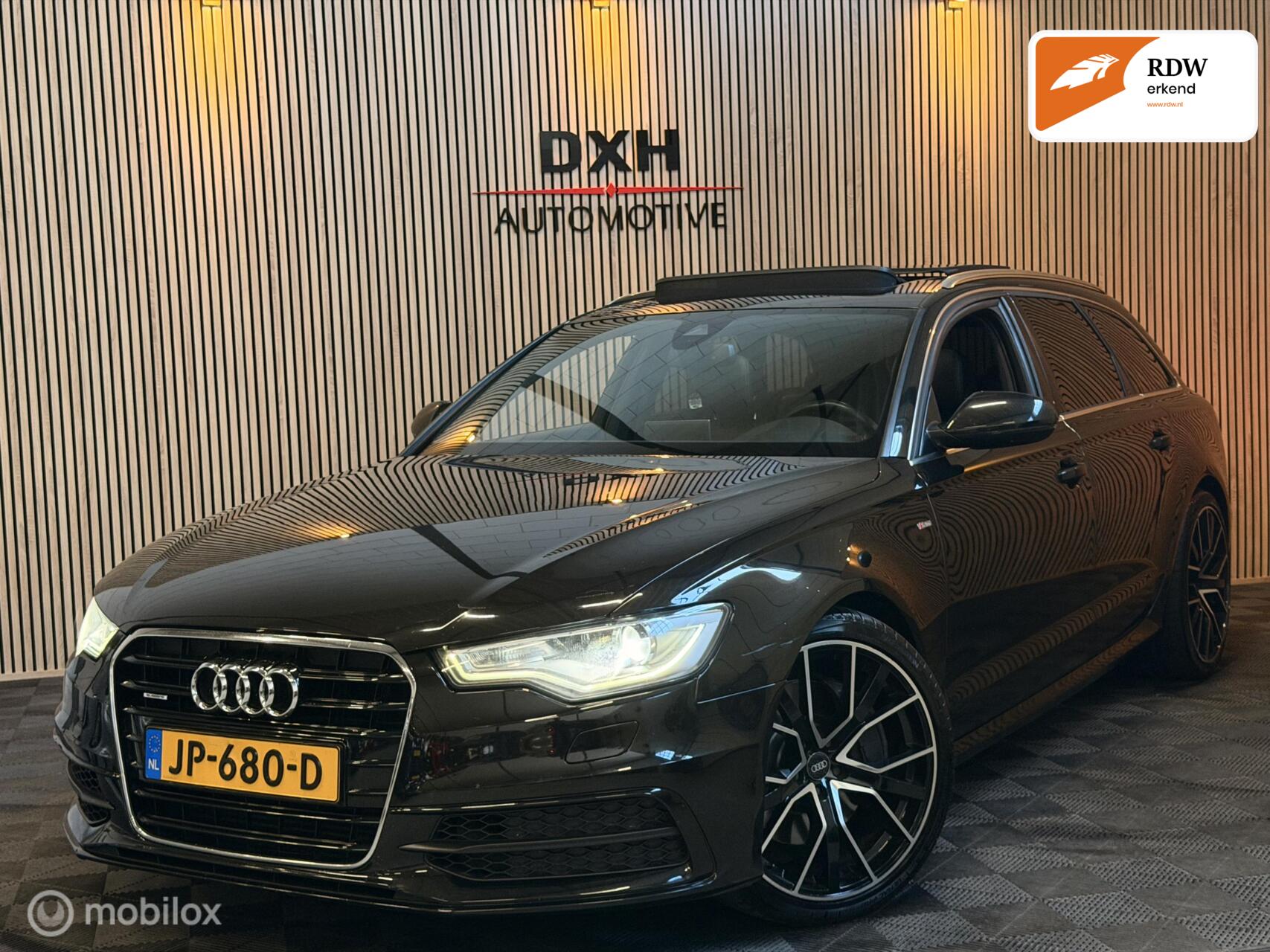Audi A6 Avant 3.0 TDI BiT 313pk quattro S-Line PANO MEMORY 2012 - voorkant