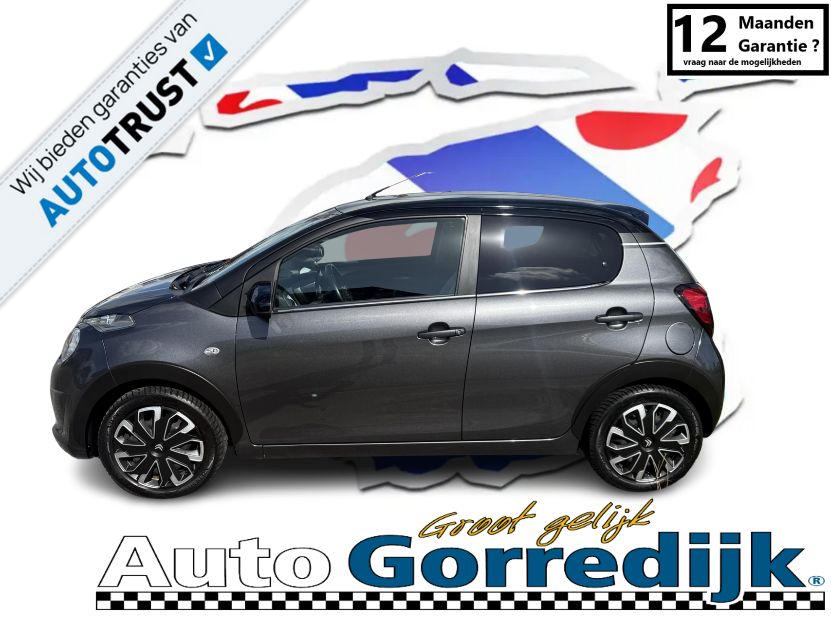 Citroen C1 1.0 VTi Shine MILLENIUM AIRCO 5 DEURS PRIVACY GLASS 2021 - voorkant