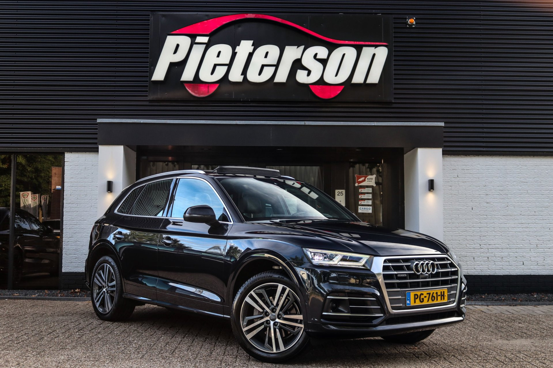 Audi Q5 2.0 TFSI Quattro 3x S-Line 1E EIGENAAR PANO ACC HUD 2017 - voorkant