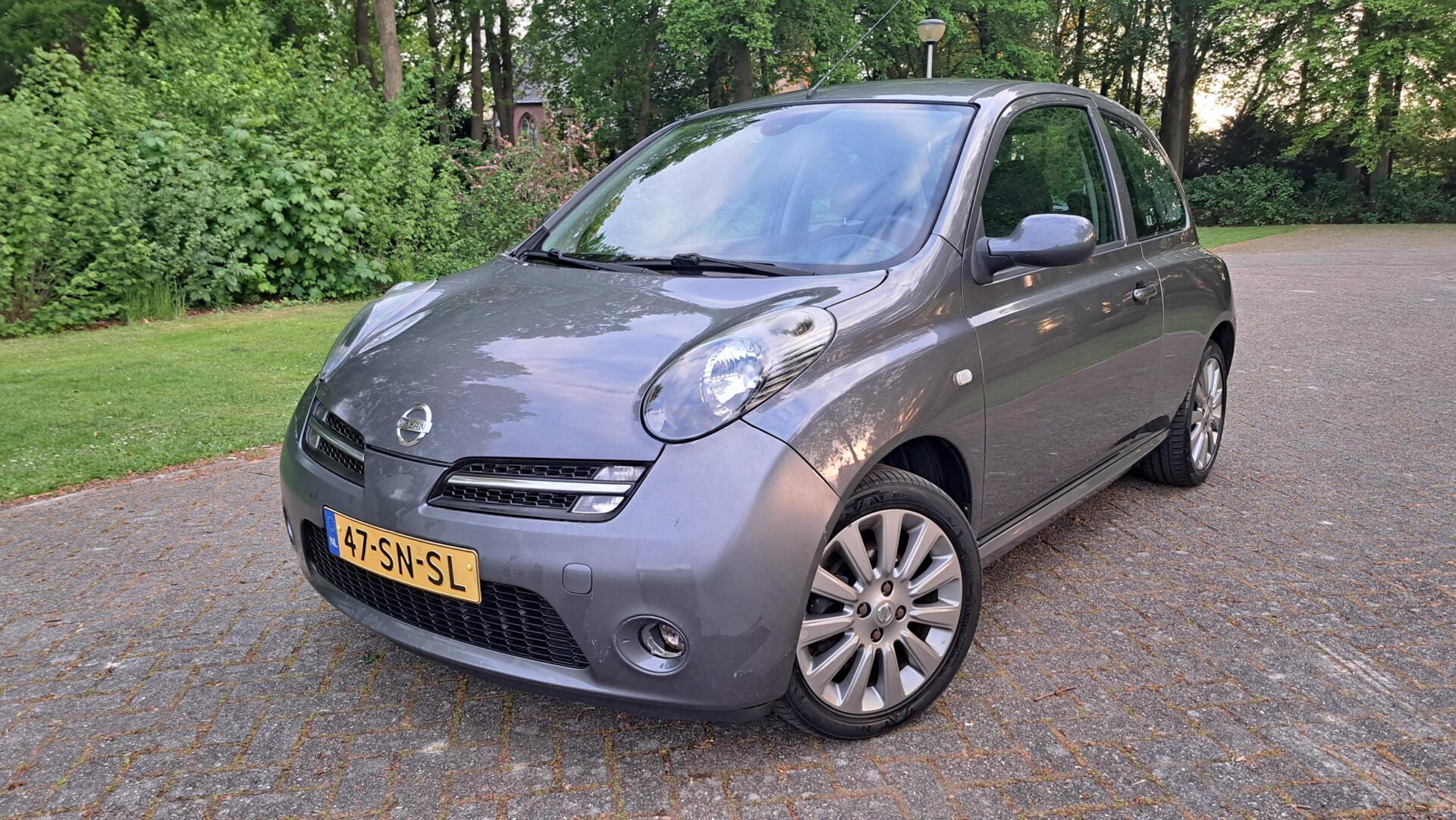 Nissan Nissan Micra 1.6 160SR 3drs NAVI KEYLESS ENTRY UNIEKE AUTO! 2006 - voorkant