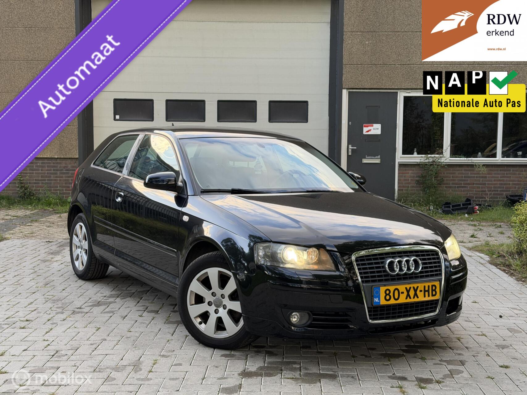 Audi Audi A3 1.8 TFSI Attraction AUTOMAAT|APK NIEUW|CRUISE 2007 - voorkant