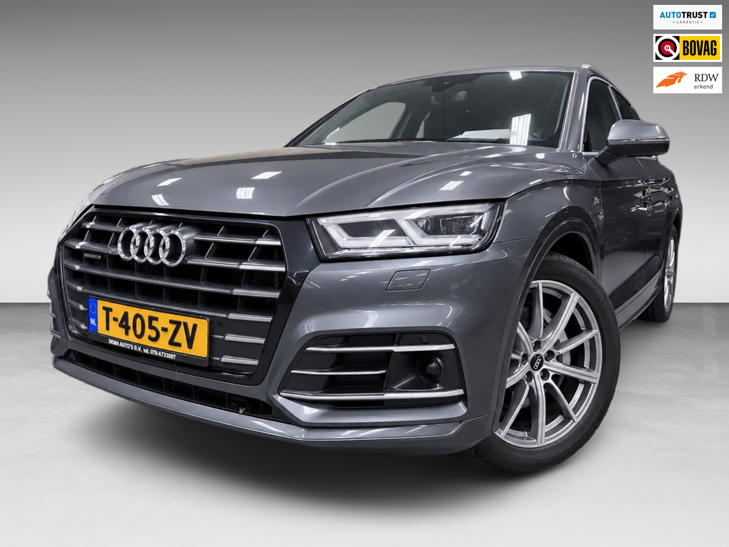 Audi Q5 55 TFSI e quattro Competition 367PK SOH-TEST/PANO/V-COCKPIT/DAB/BOSE/CARPLAY/// 2020 - voorkant