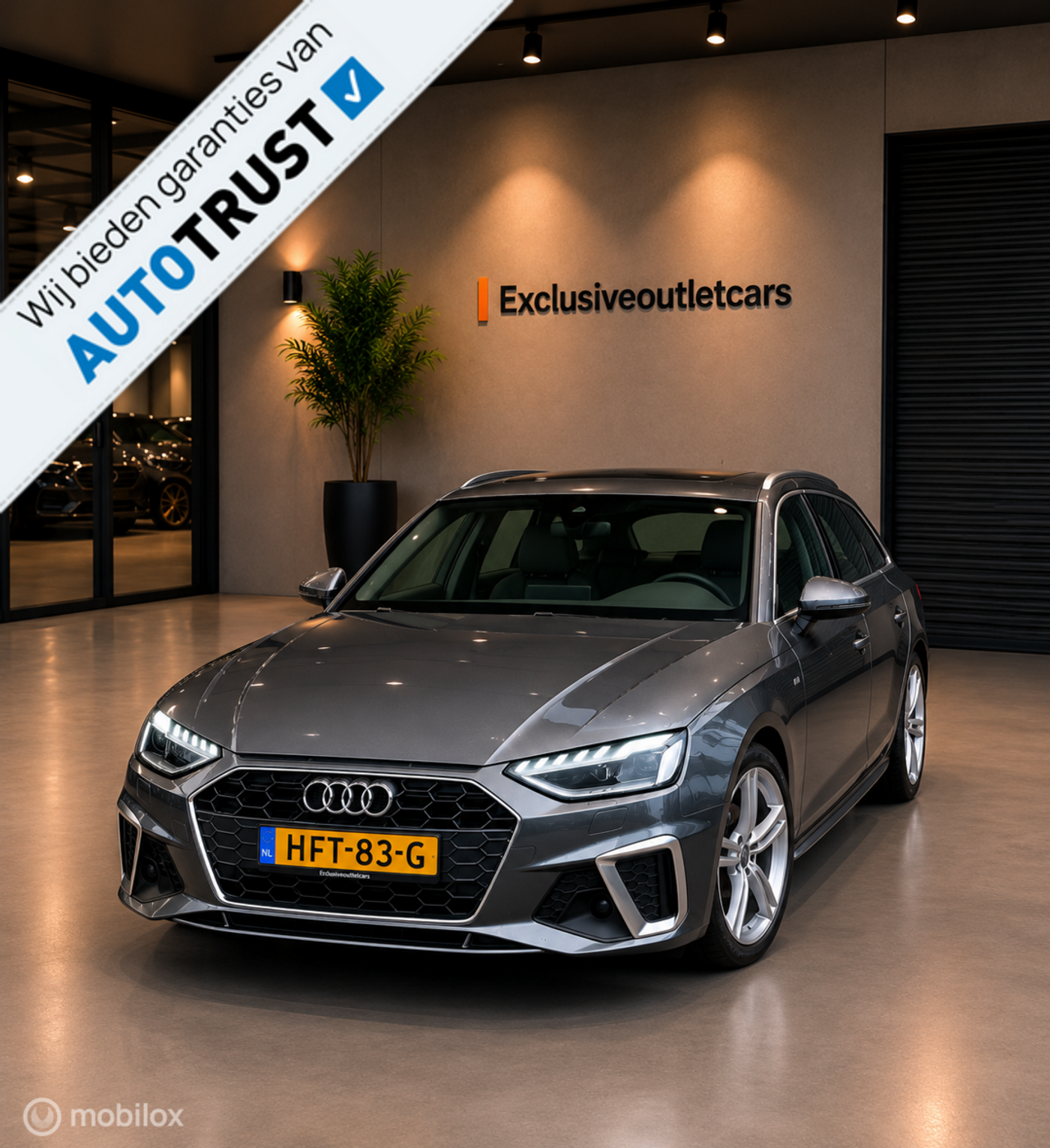 Audi A4 Avant 35 TFSI S edition 245pk, Mild Hybrid Trekhaak 2020 - voorkant