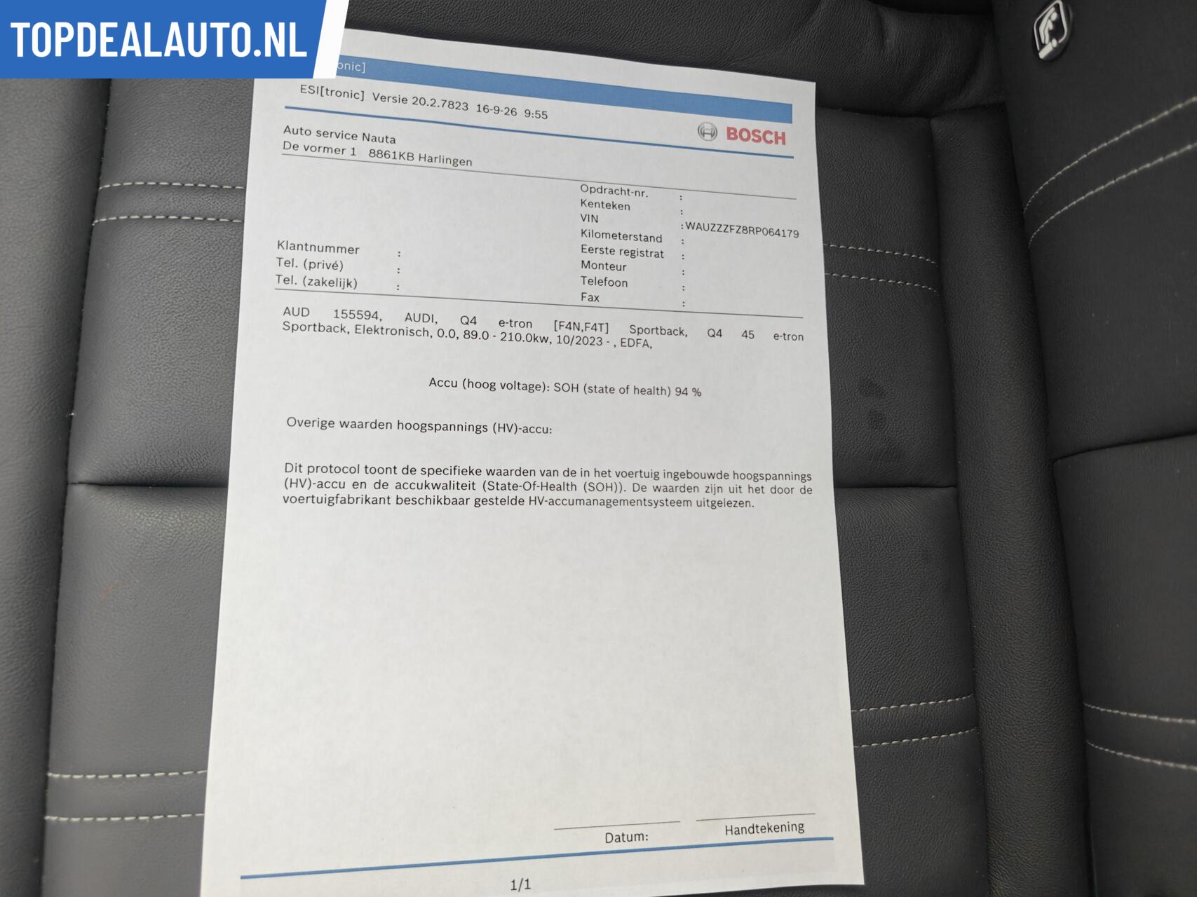 Foto van Audi Q4 45 E-tron