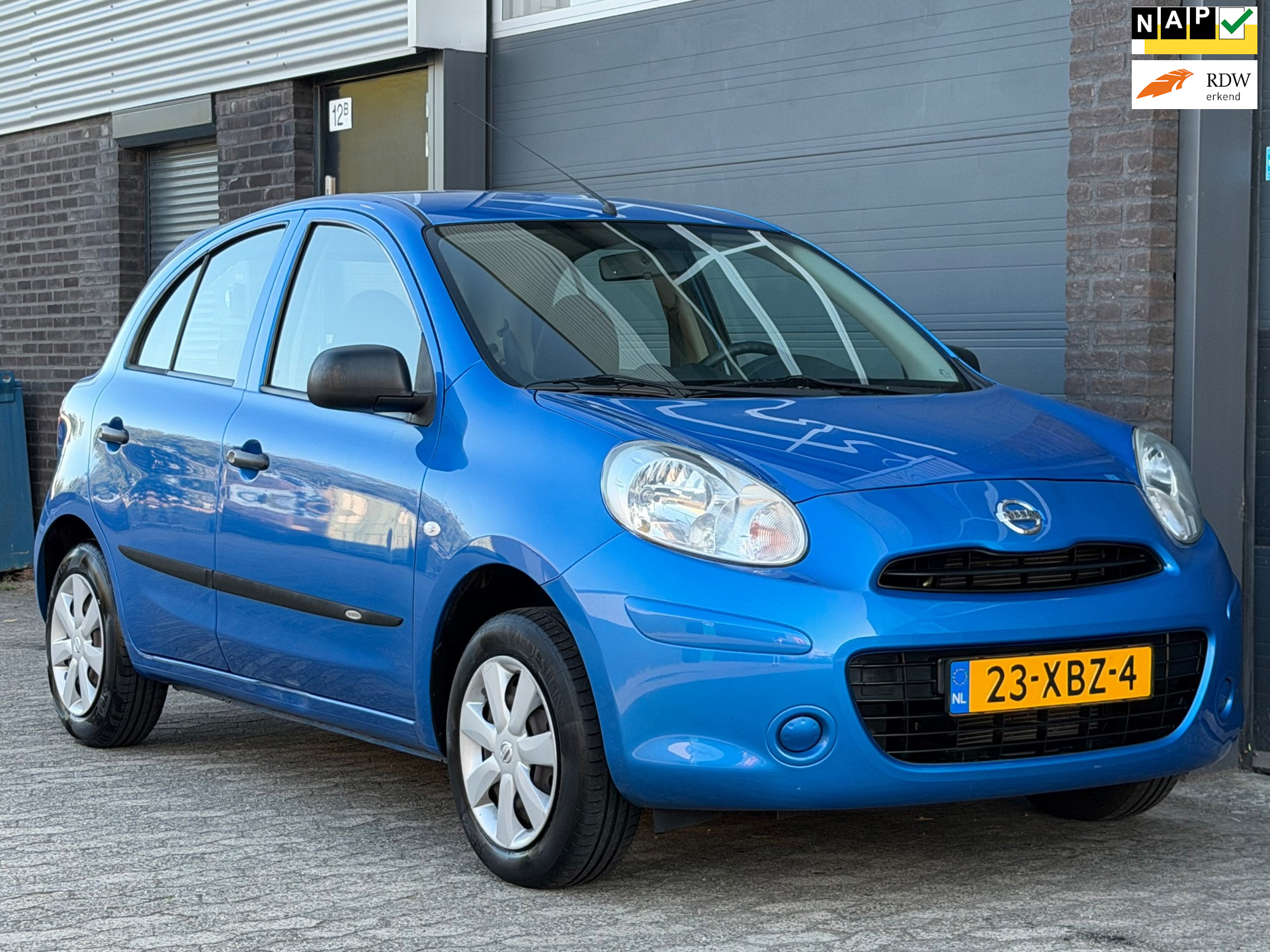 Nissan Nissan Micra 1.2 Visia Pack AIRCO 5drs NAP BLUETOOTH APK 2012 - voorkant