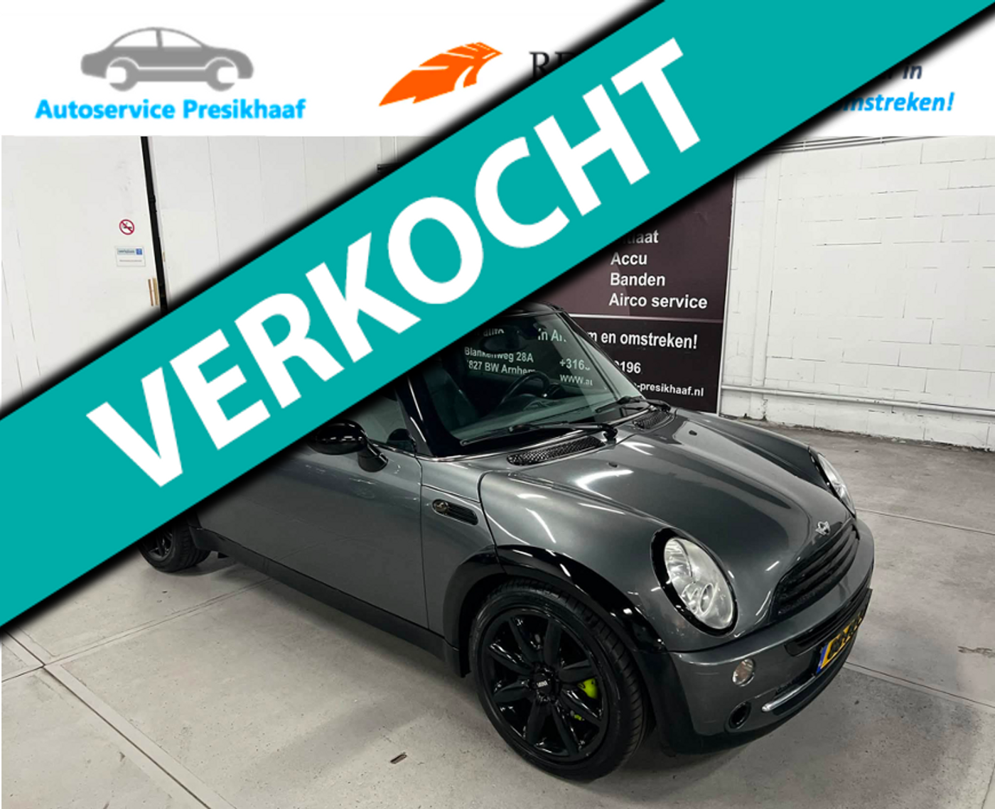 Mini Mini Cooper 1.6 Cooper Chili AIRCO / NAP / HALF-LEDER 2004 - voorkant