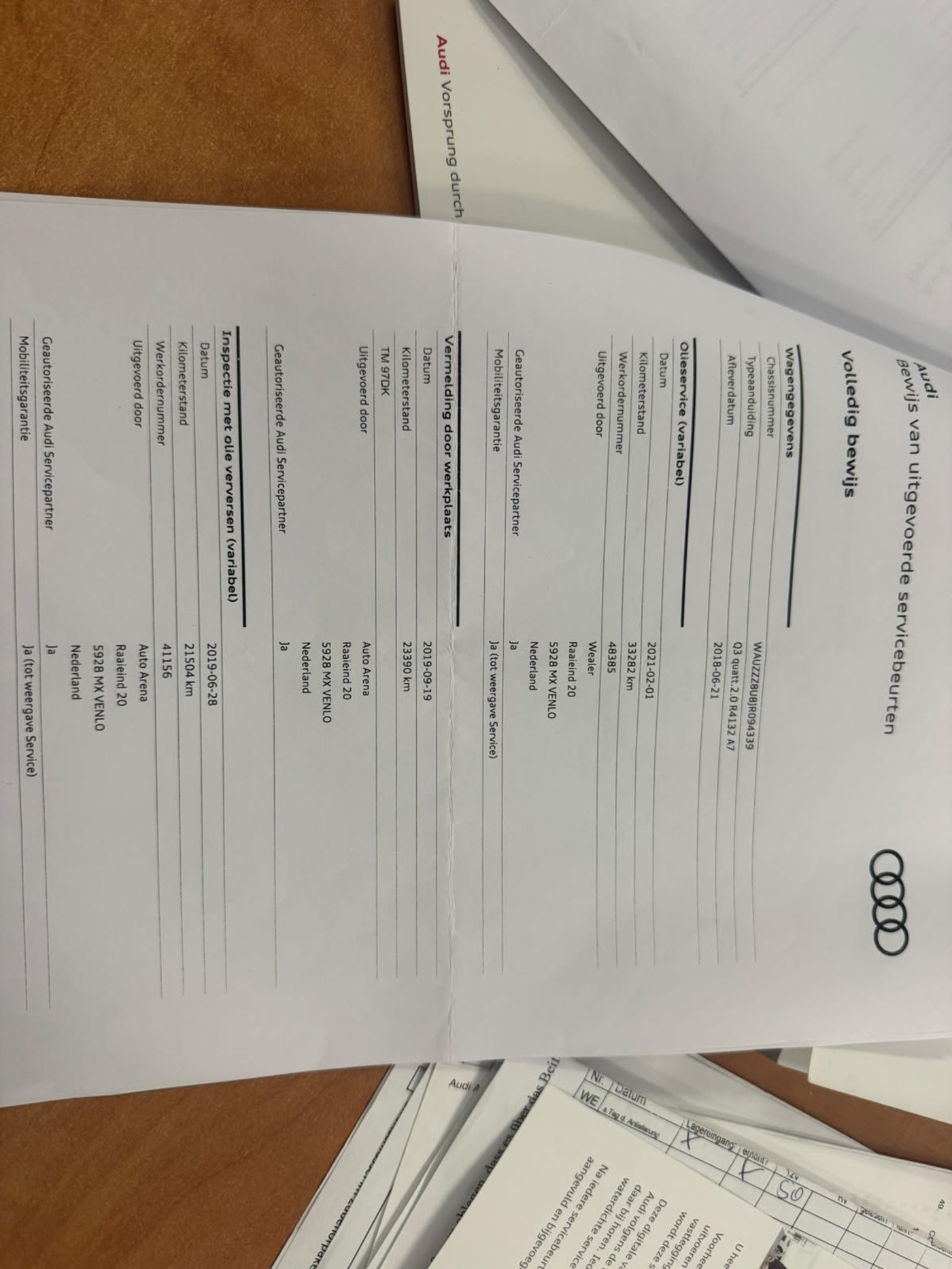 Foto van Audi Q3