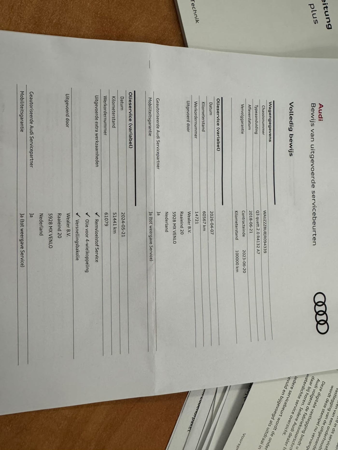Foto van Audi Q3