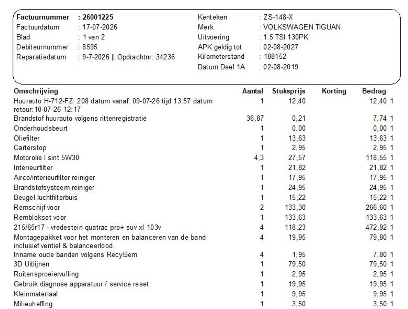 Foto van Volkswagen Tiguan