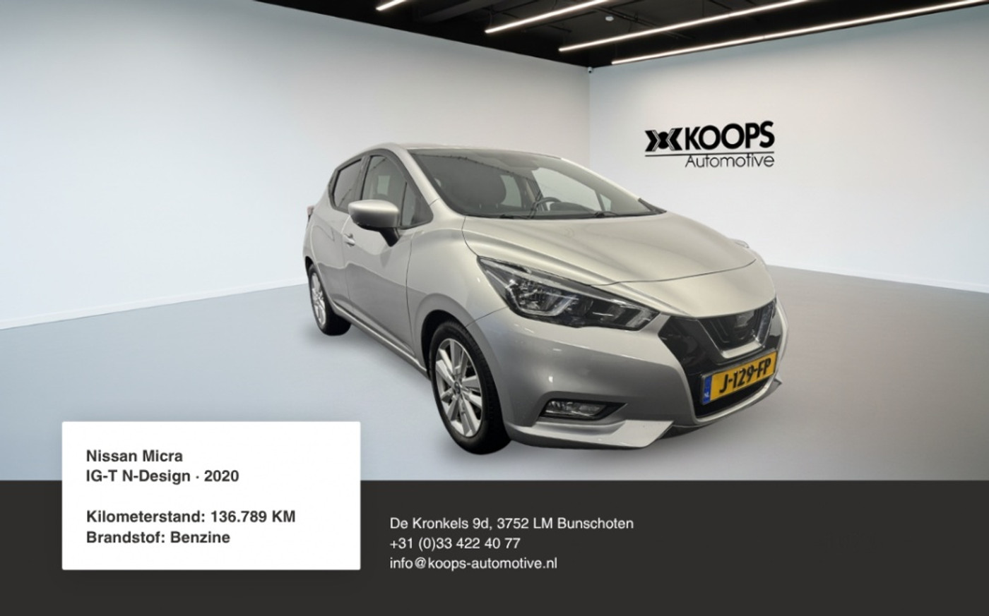 Nissan Nissan Micra Car play | Cruise Control | Camera | Trekhaak 2020 - voorkant