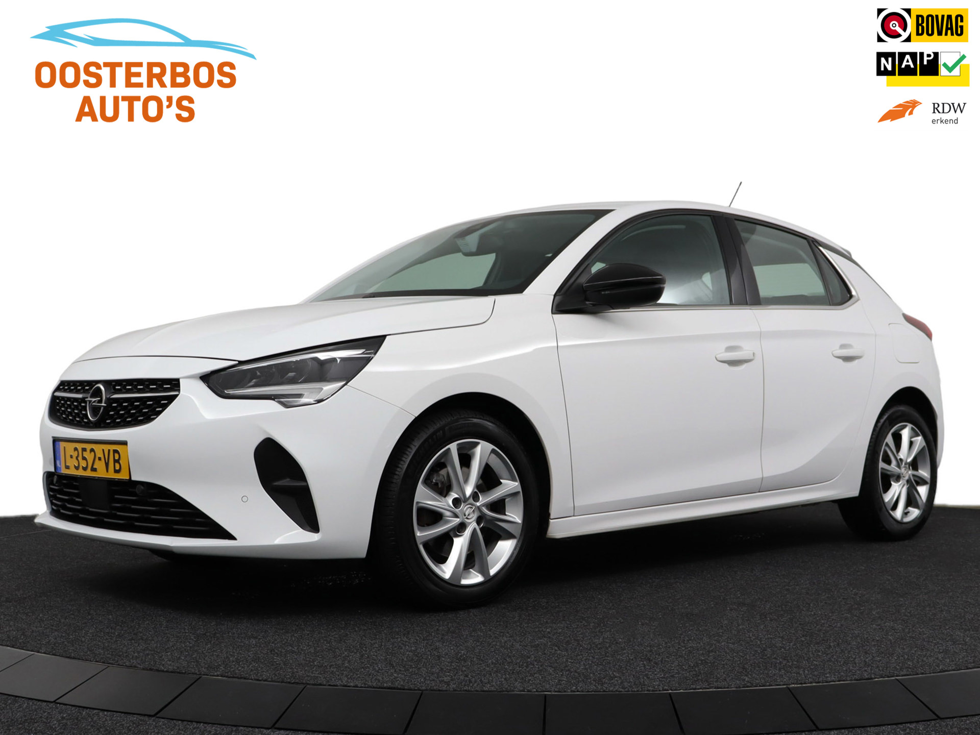Opel Corsa 1.2T 100pk  Elegance Camera/Trekhaak/Riem vervangen 2021 - voorkant