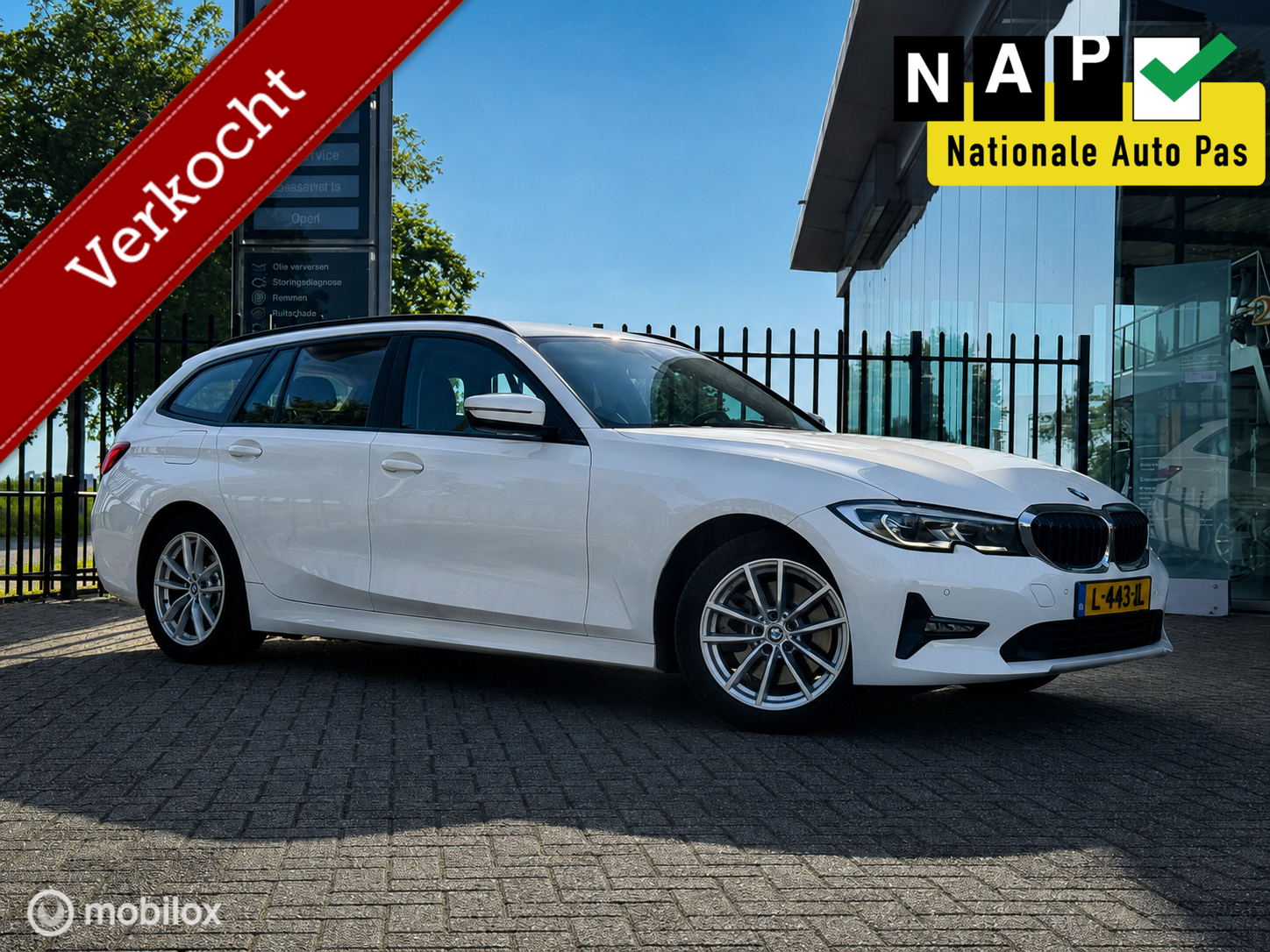 BMW 320e 320e 1ste Eig | Leer | Stoelverwarming 2021 - voorkant