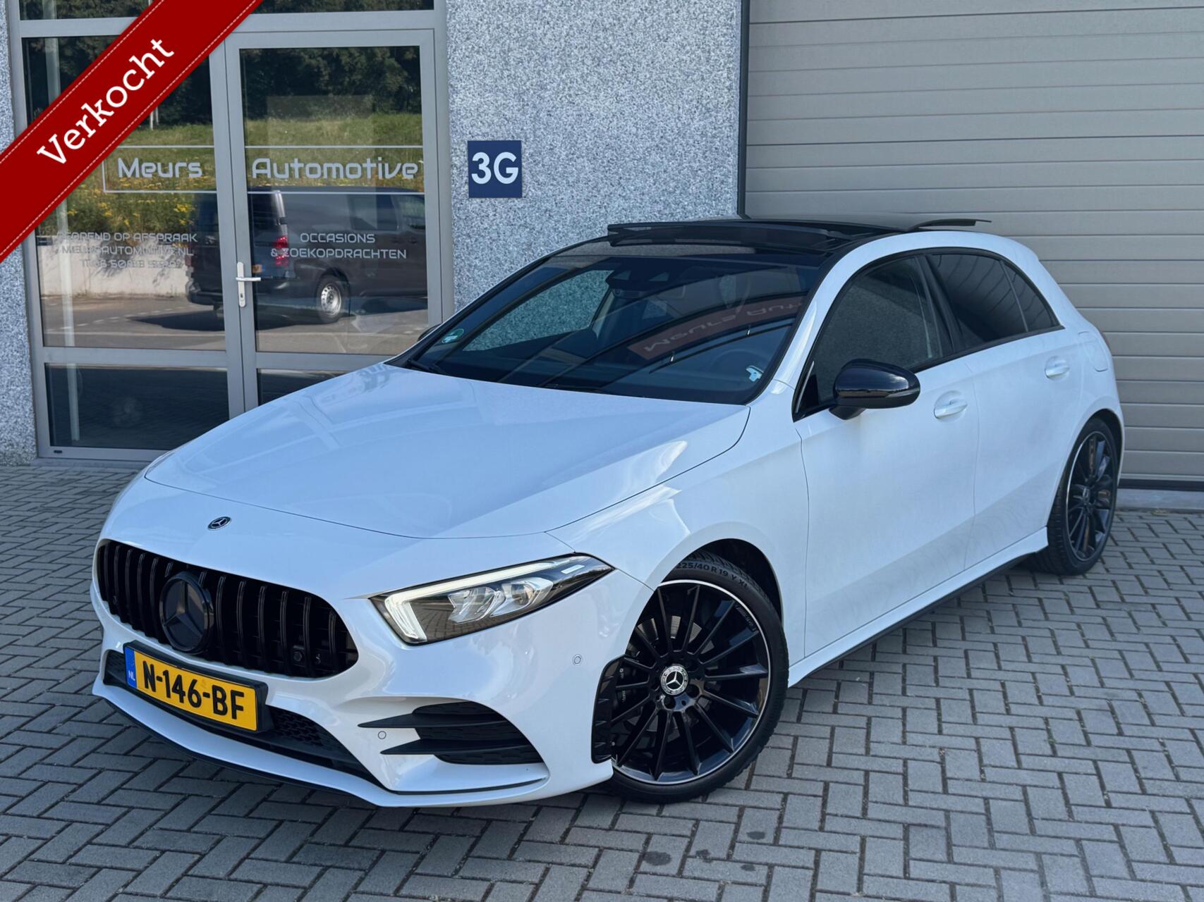 Mercedes-Benz A 200 200 Business Solution AMG Pano/Widescreen/Night/LED/Stoelver/Camera/Diffuser upgrade 2018 - voorkant