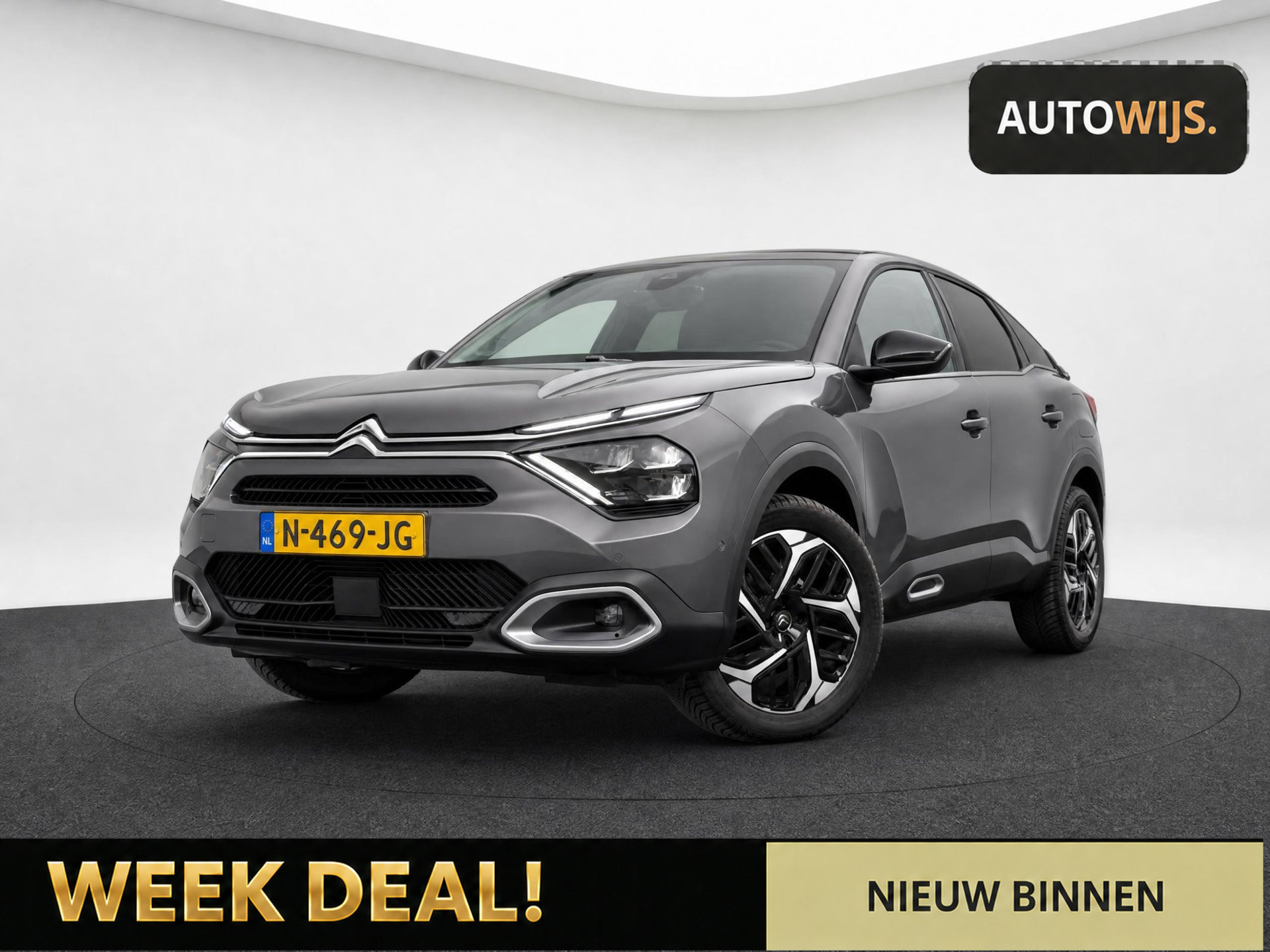 Citroen C4 1.2 Puretech Shine|AUT|NL AUTO|LED|DEALER ONDERHOUDEN 2021 - voorkant