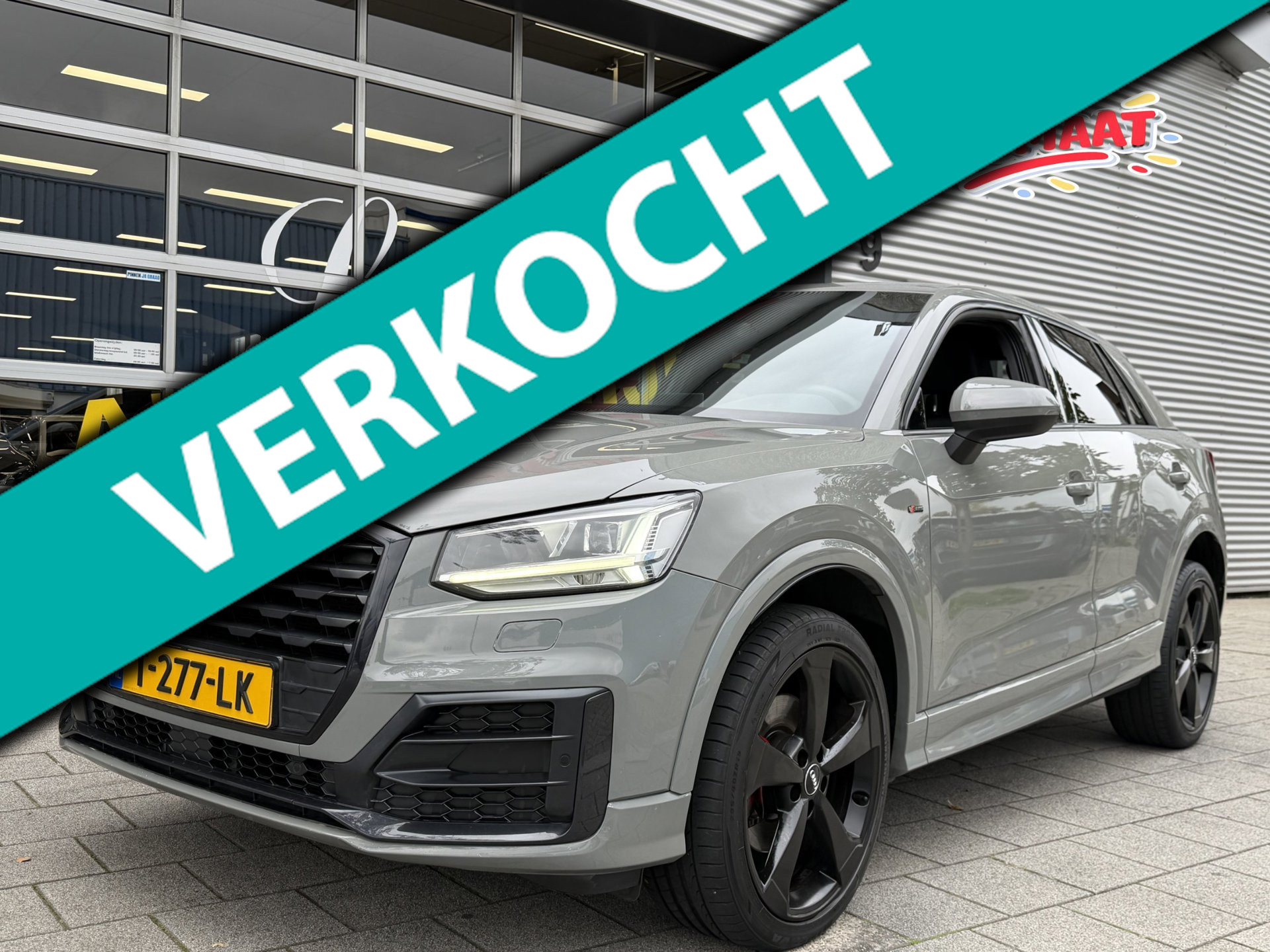 Audi Q2 1.4 TFSI CoD Sport Edition 1 - AUTOMAAT I Navigatie I Airco I Leer I Sport pakket I LED I PDC 2018 - voorkant