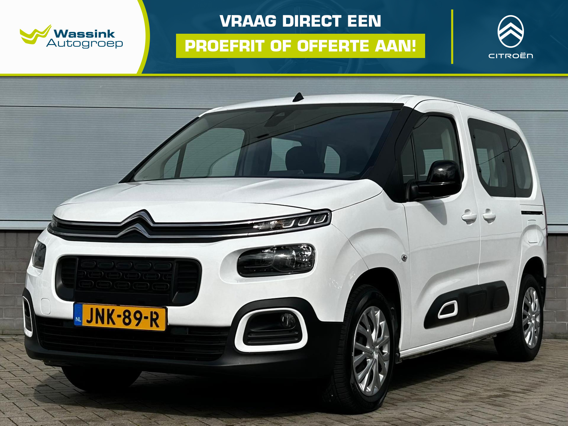 Citroen Berlingo 130 pk Feel Automaat | Navigatie | 2022 - voorkant