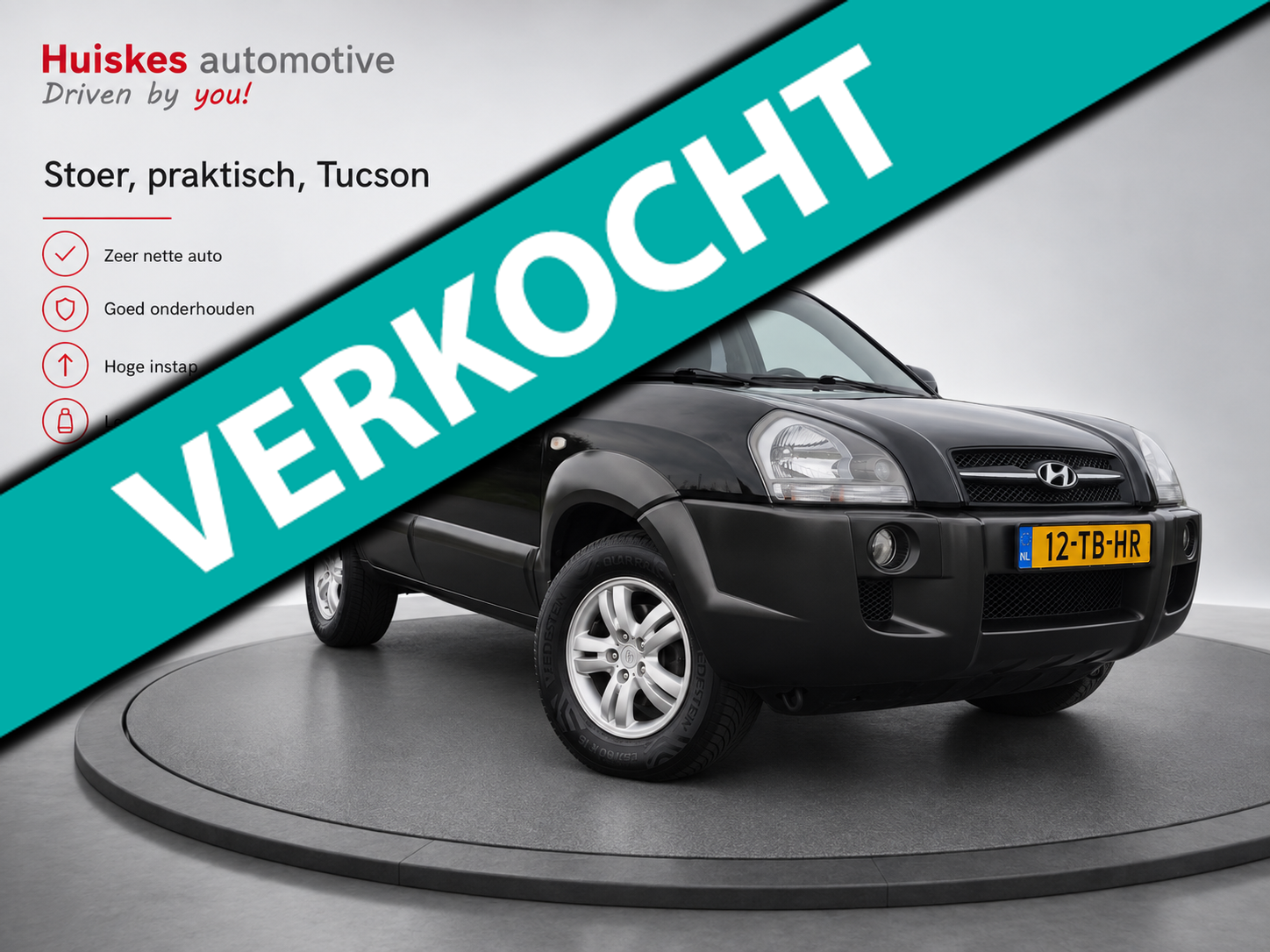 Hyundai Tucson 2.0i Style World Cup edition Leer/trekhaak/stoelverwarming 2006 - voorkant