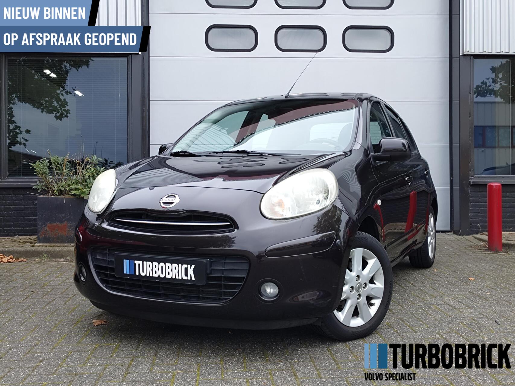 Nissan Nissan Micra 1.2 DIG-S Connect Edition | Airco | Navi | PDC | 15" LMV | 5drs 2012 - voorkant