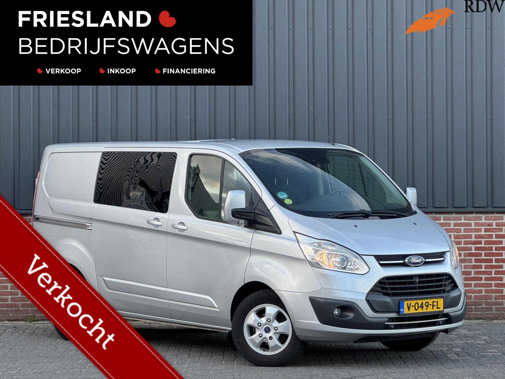 Ford Transit Custom MARGE 290 2.0 TDCI 170pk Sport Dubbele Cabine 2017 - voorkant
