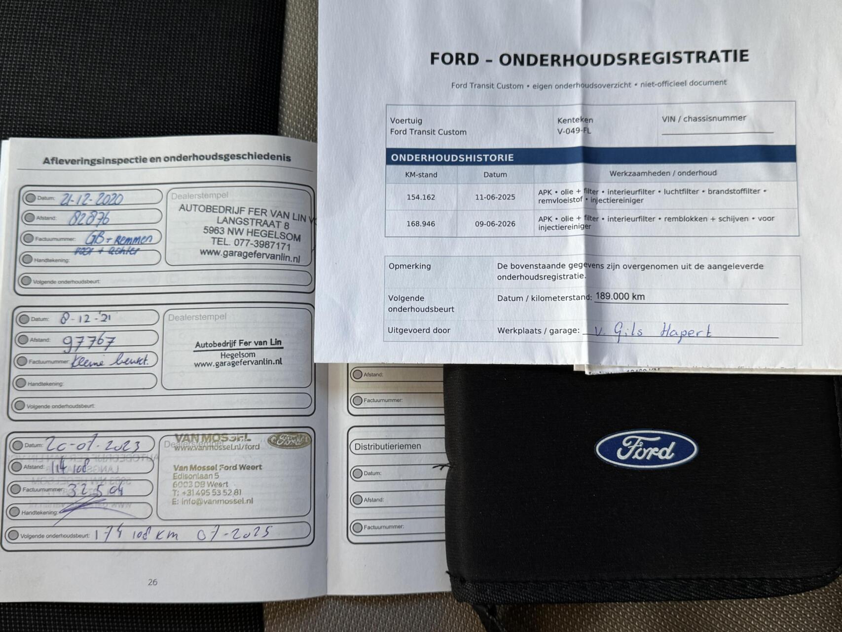 Foto van Ford Transit Custom