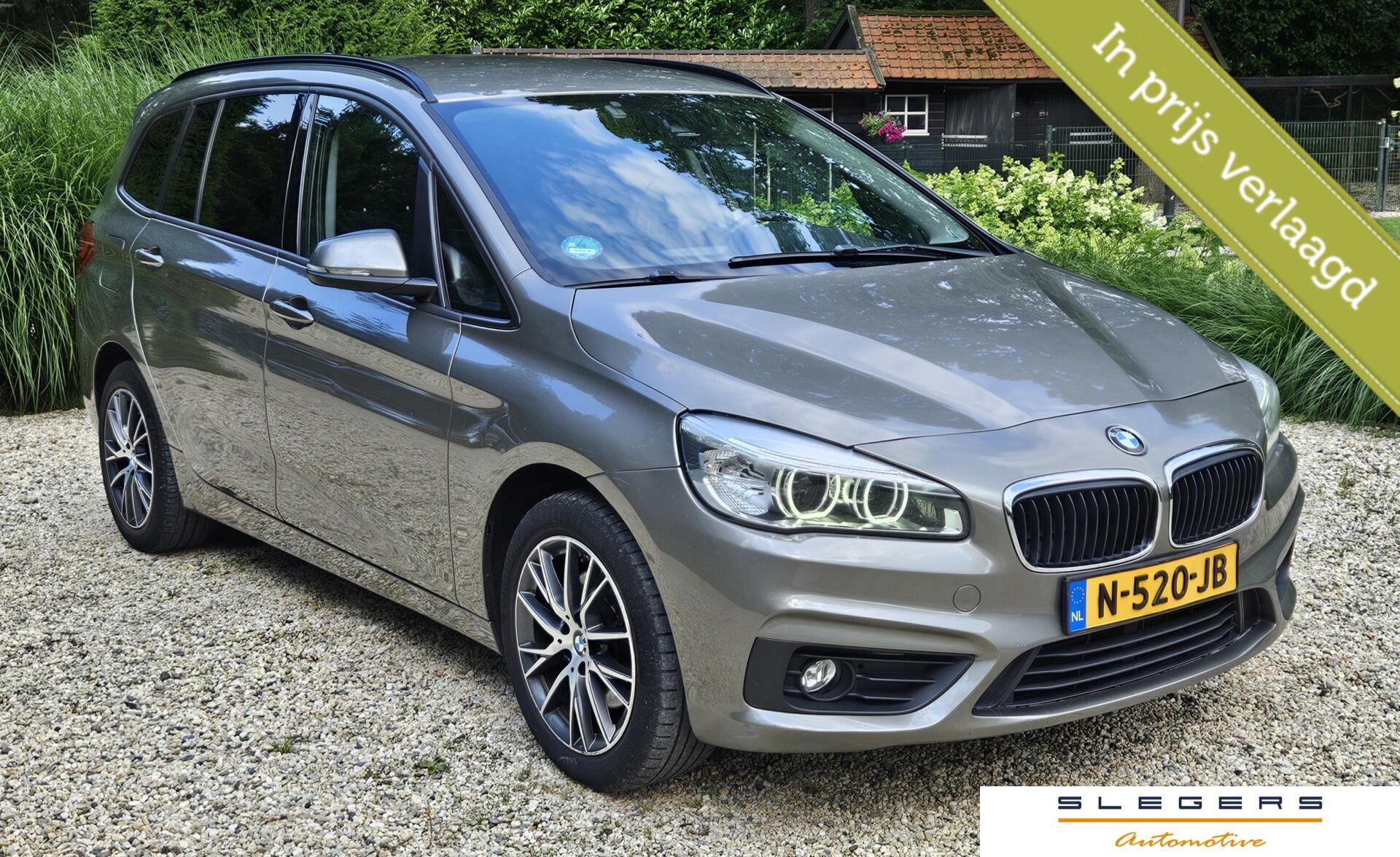 BMW 218d Gran Tourer 218d 7p. High Executive 2017 - voorkant