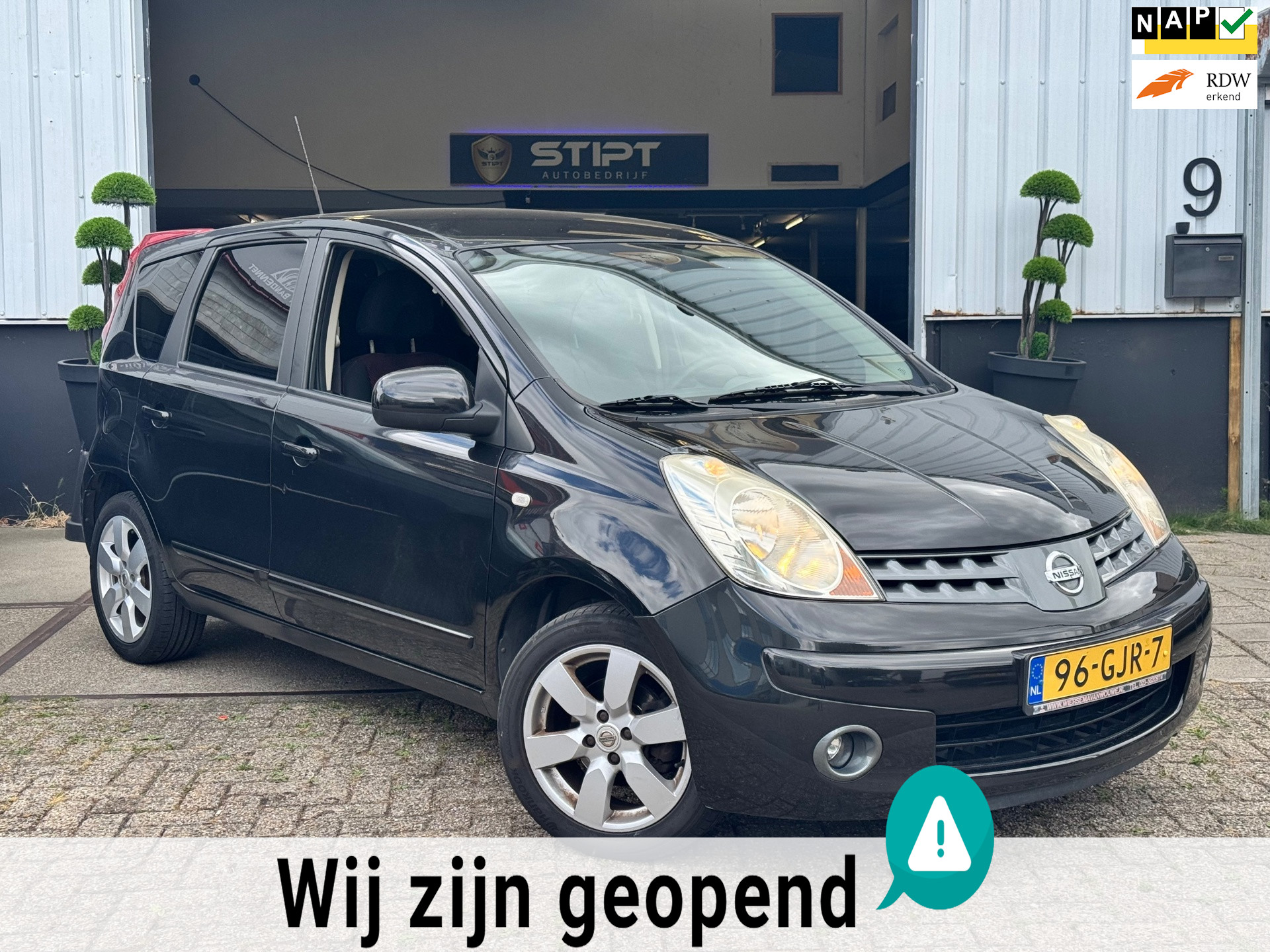 Nissan Nissan Note 1.6|  Acenta | AUTOMAAT | AIRCO | ELEKTRISCHE RAMEN | BOEKJES | APK | GARANTIE | 2008 - voorkant