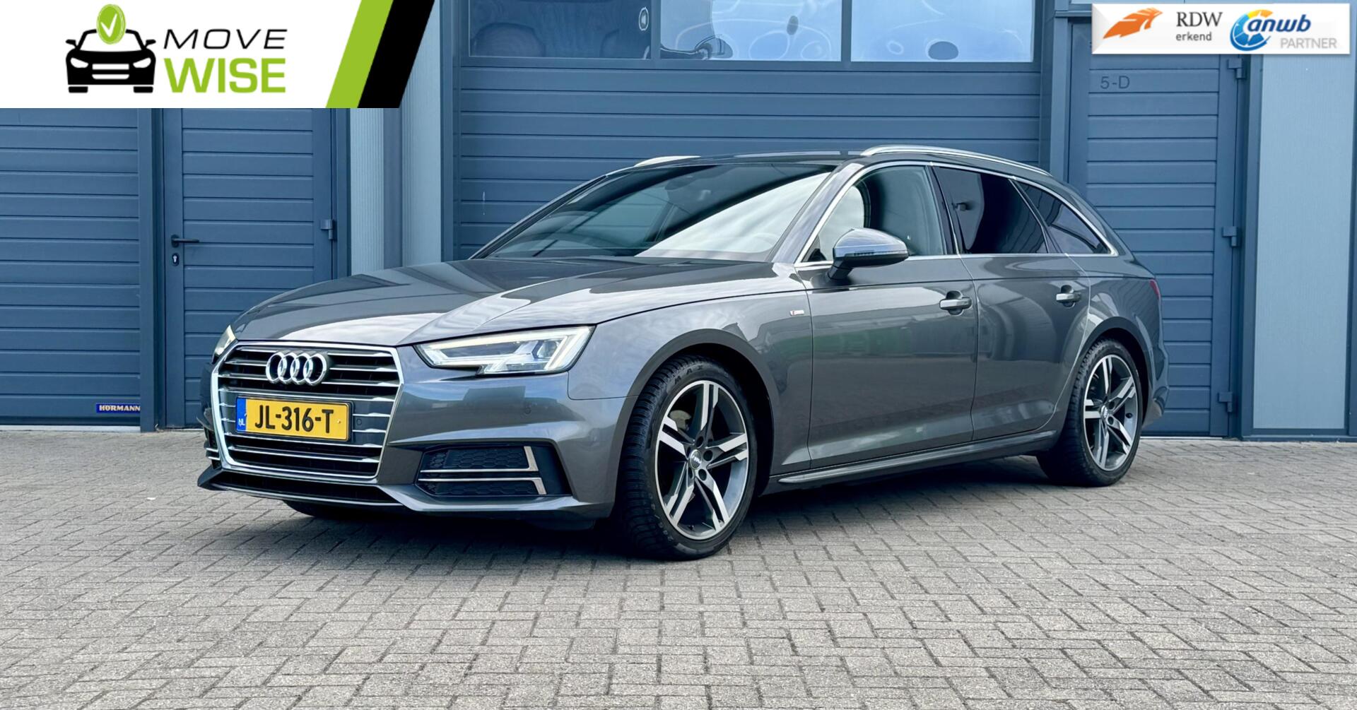 Audi A4 Avant 1.4 TFSI Sport Pro Line | S LINE | 150.000 km NAP |  AUTOMAAT | Trekhaak Afnb. | NL Auto | LED Matrix | 2016 - voorkant