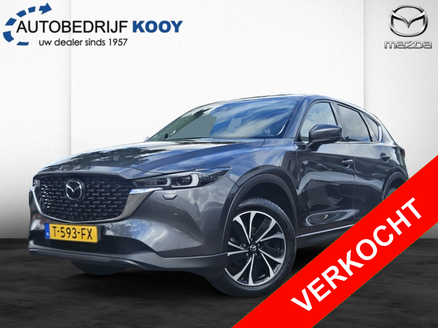 Mazda Cx-5 2.0 e-SkyActiv-G M Hybrid 165 Exclusive-Line 2023 - voorkant