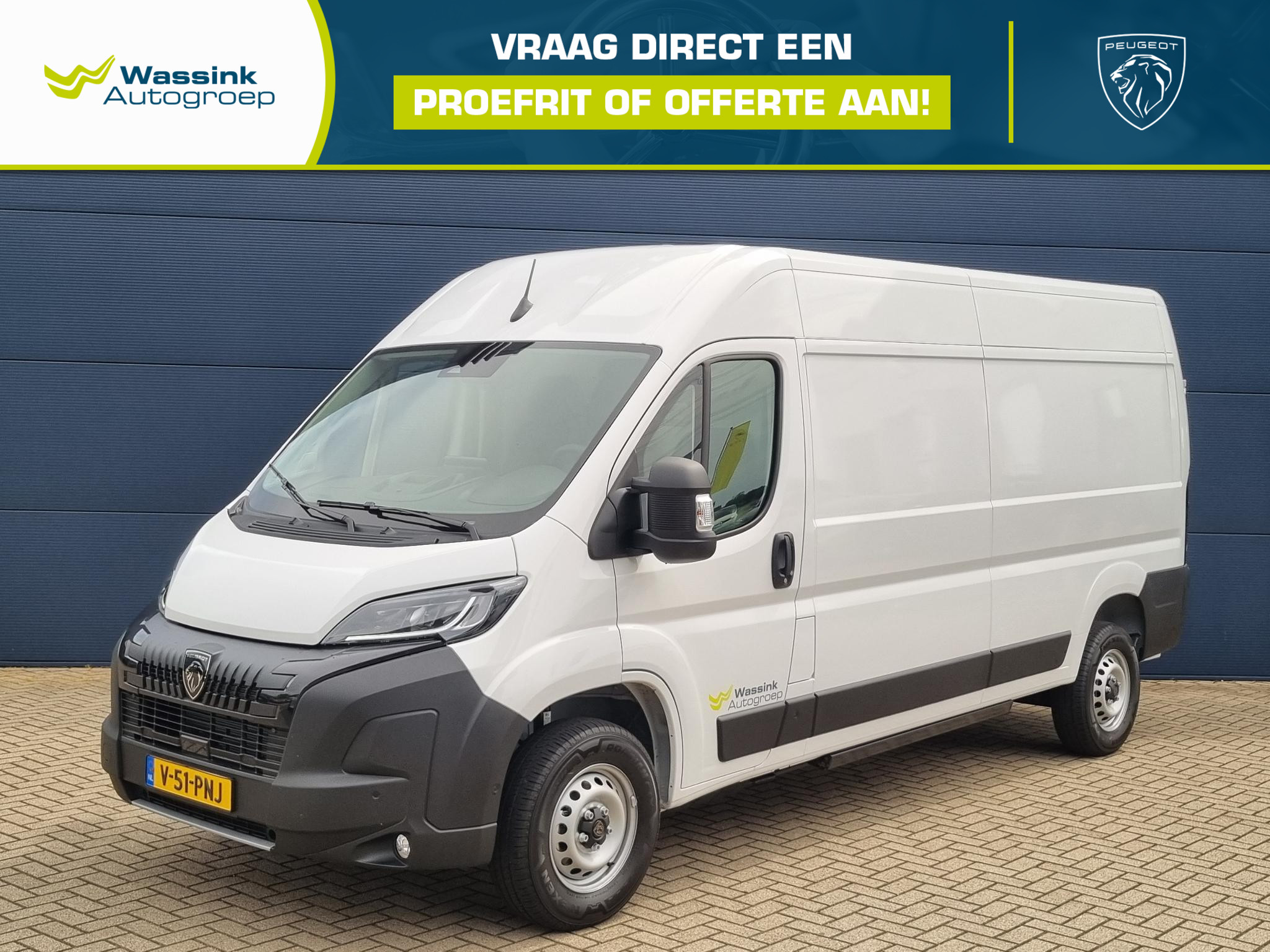Peugeot Boxer 3.5t L4H3 Zwaar 110 kWh 2026 - voorkant