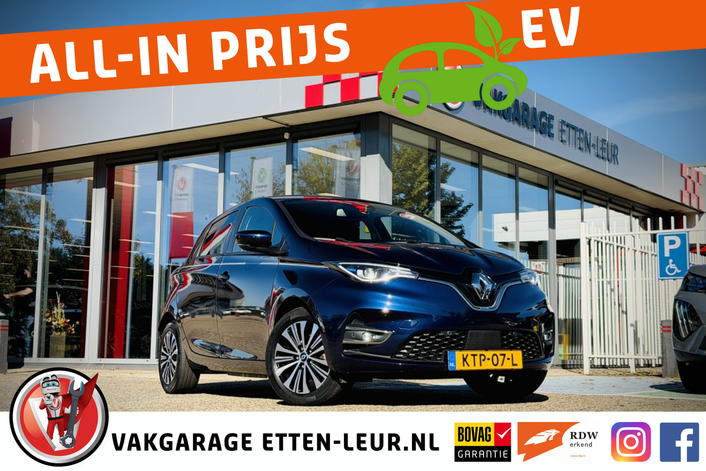 Renault Zoe R135 Riviera 52 Koopaccu | BOSE | STOELVERWARMING | CAMERA 2021 - voorkant
