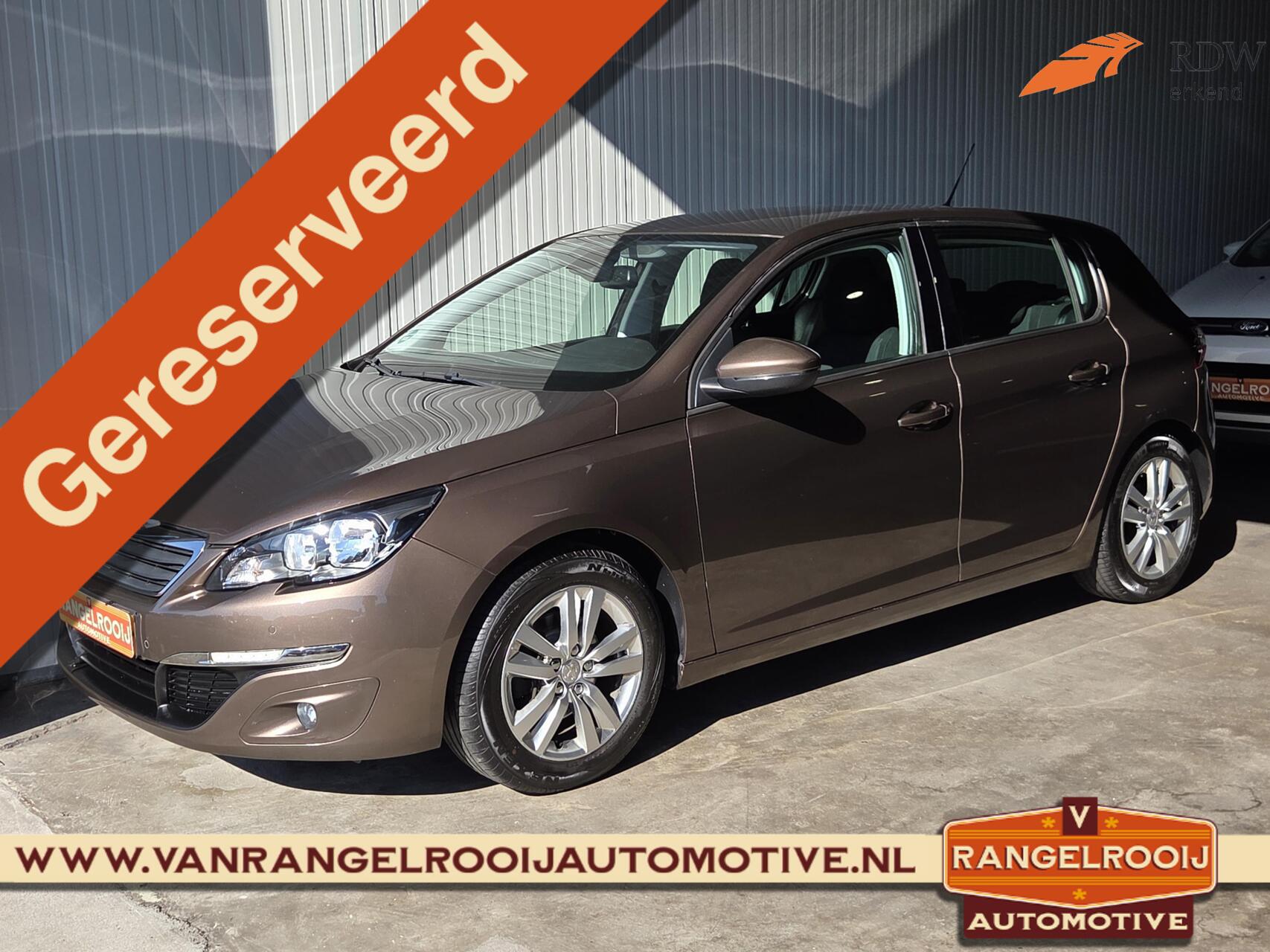 Peugeot 308 1.6 THP Active, trekhaak, clima, cruise, 16" lmv, pdc v+a 2014 - voorkant