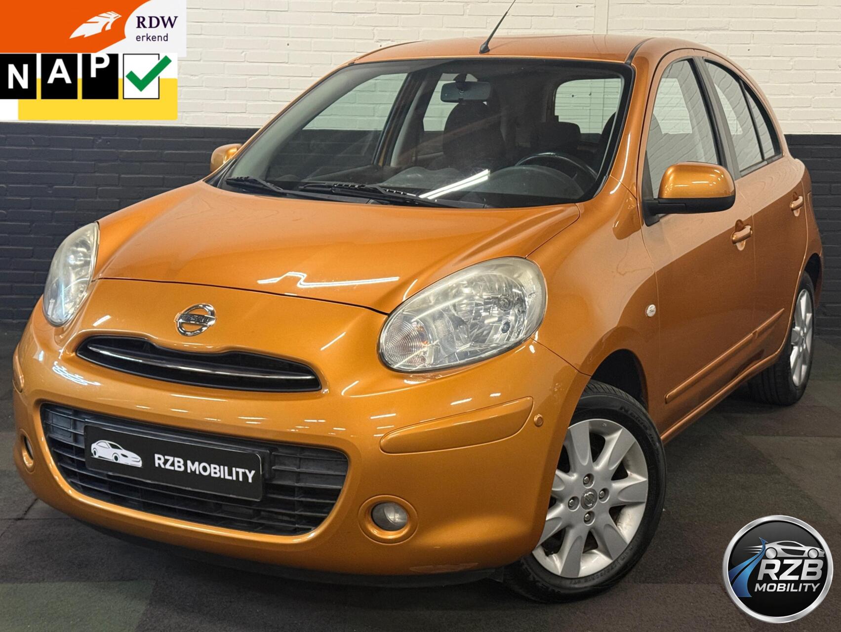 Nissan Nissan Micra 1.2 DIG-S Connect Edition Zeer Luxe UNIEK 2012 - voorkant
