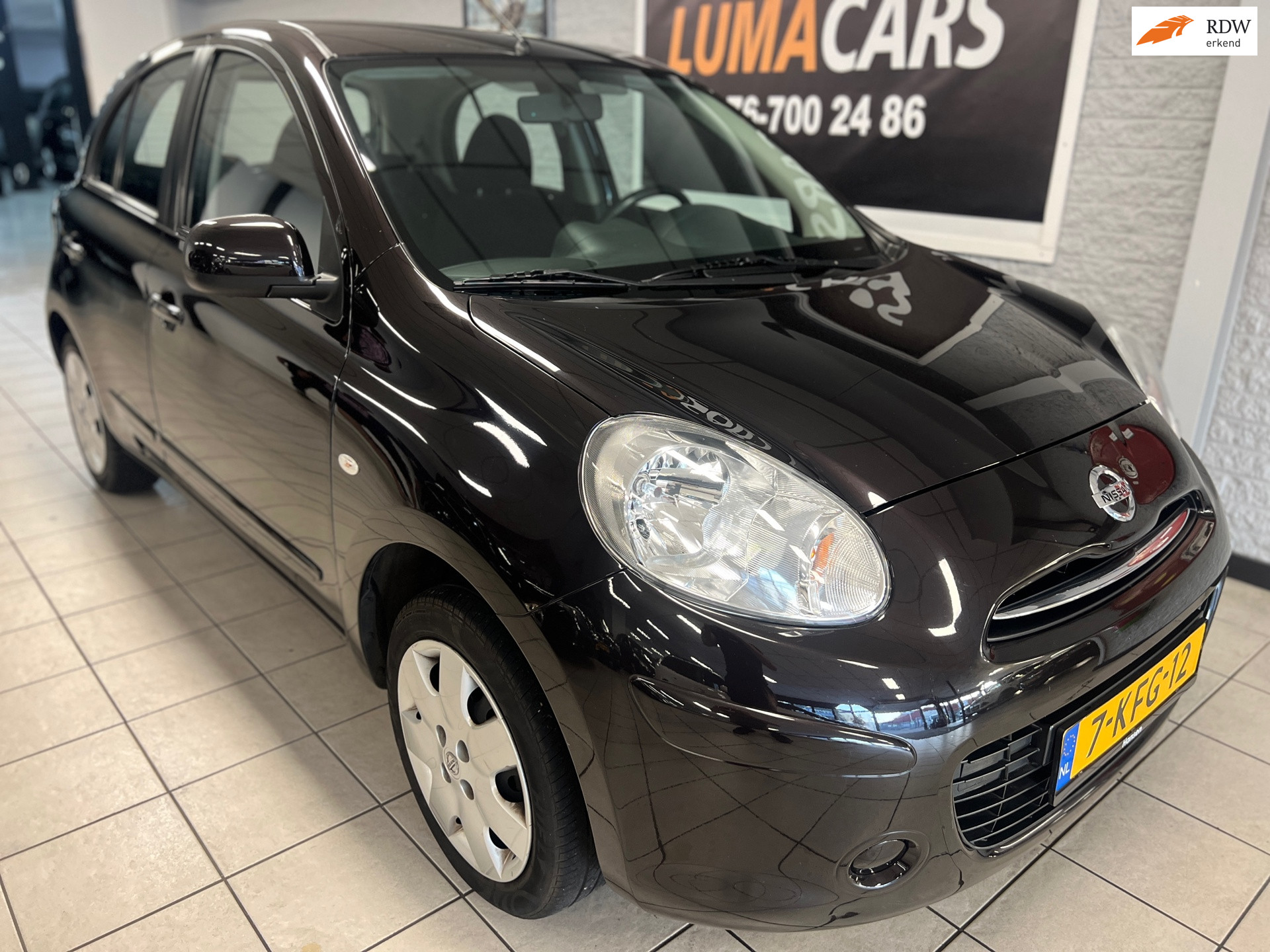 Nissan Nissan Micra 1.2 Acenta | Nieuwe APK | Airco | 5-Deurs | 2012 - voorkant